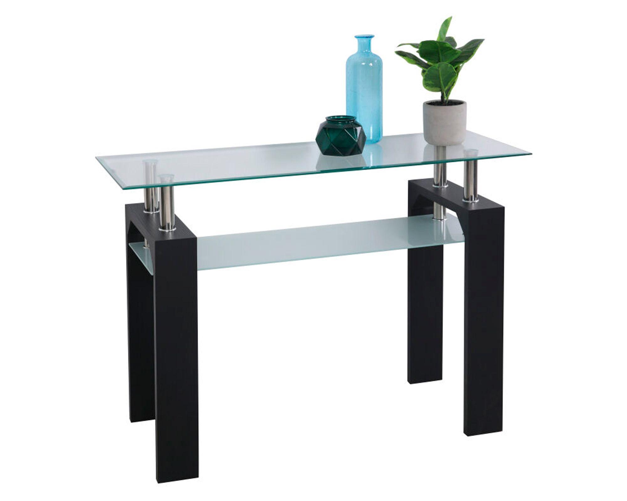 Mesa arrimo 78x110x40 cm negro-1