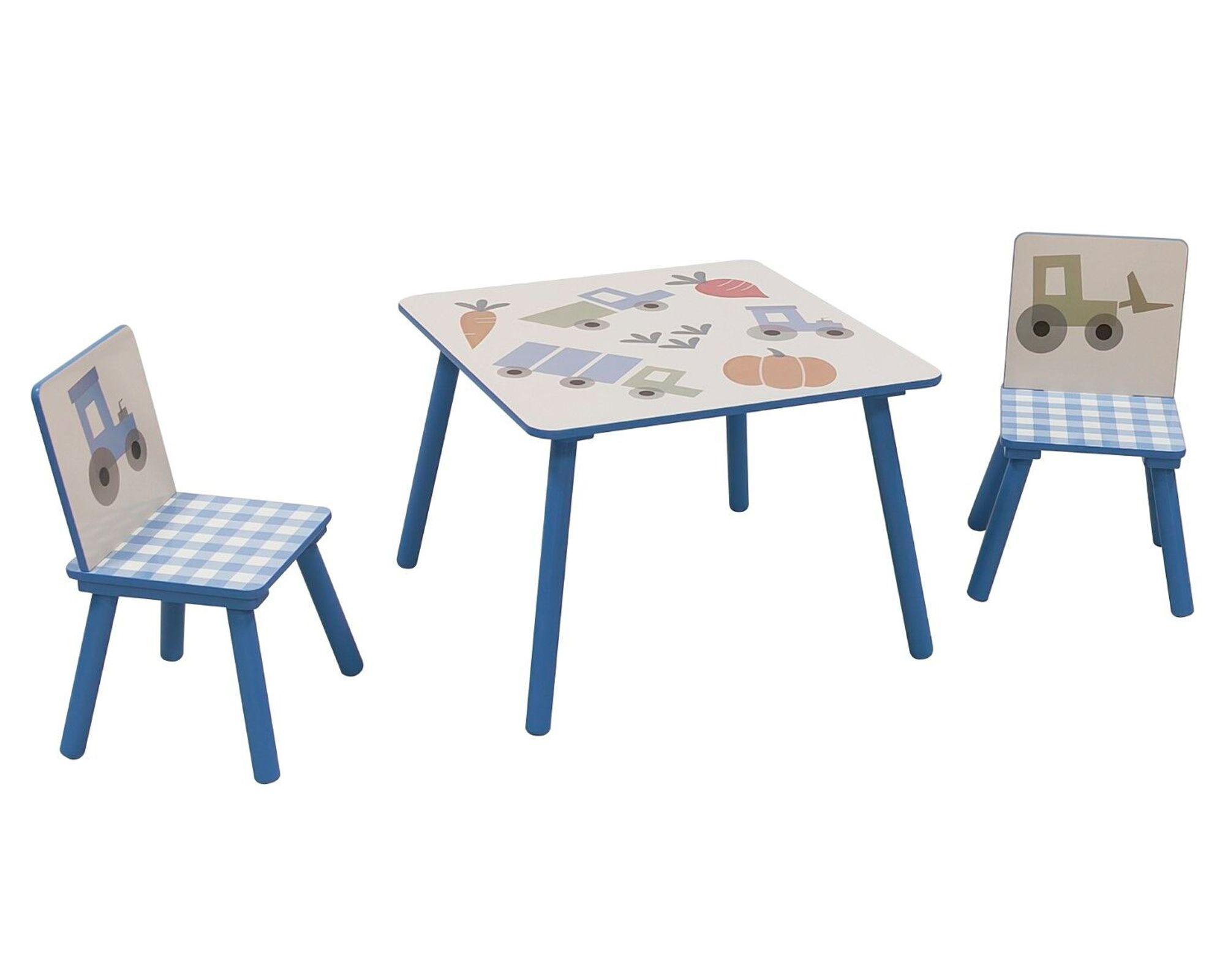 Mesa infantil + 2 sillas Farmer trucks-2