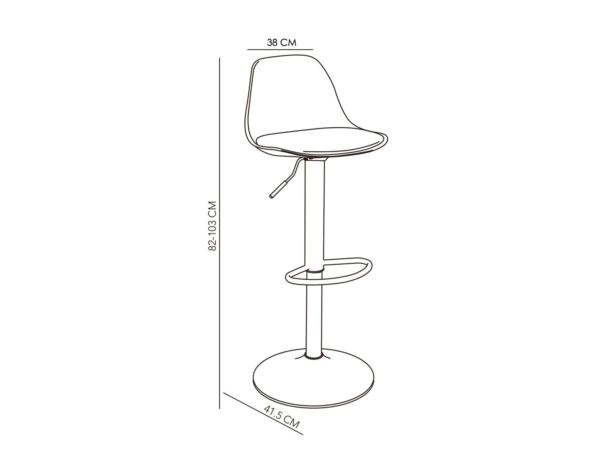 Silla bar Alma negro-1