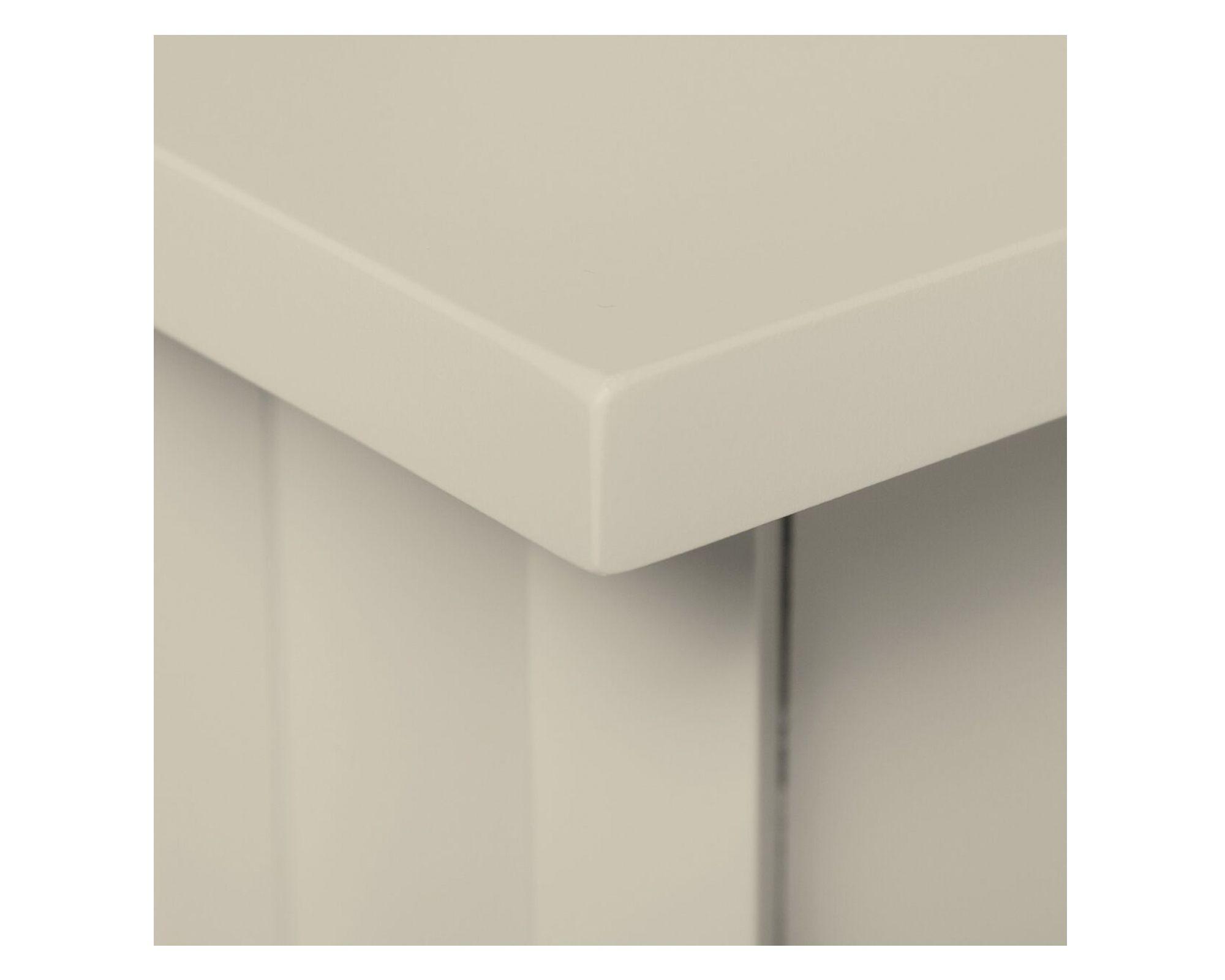 Velador Santa Lucia 60x38x38 cm 1 cajón beige-3