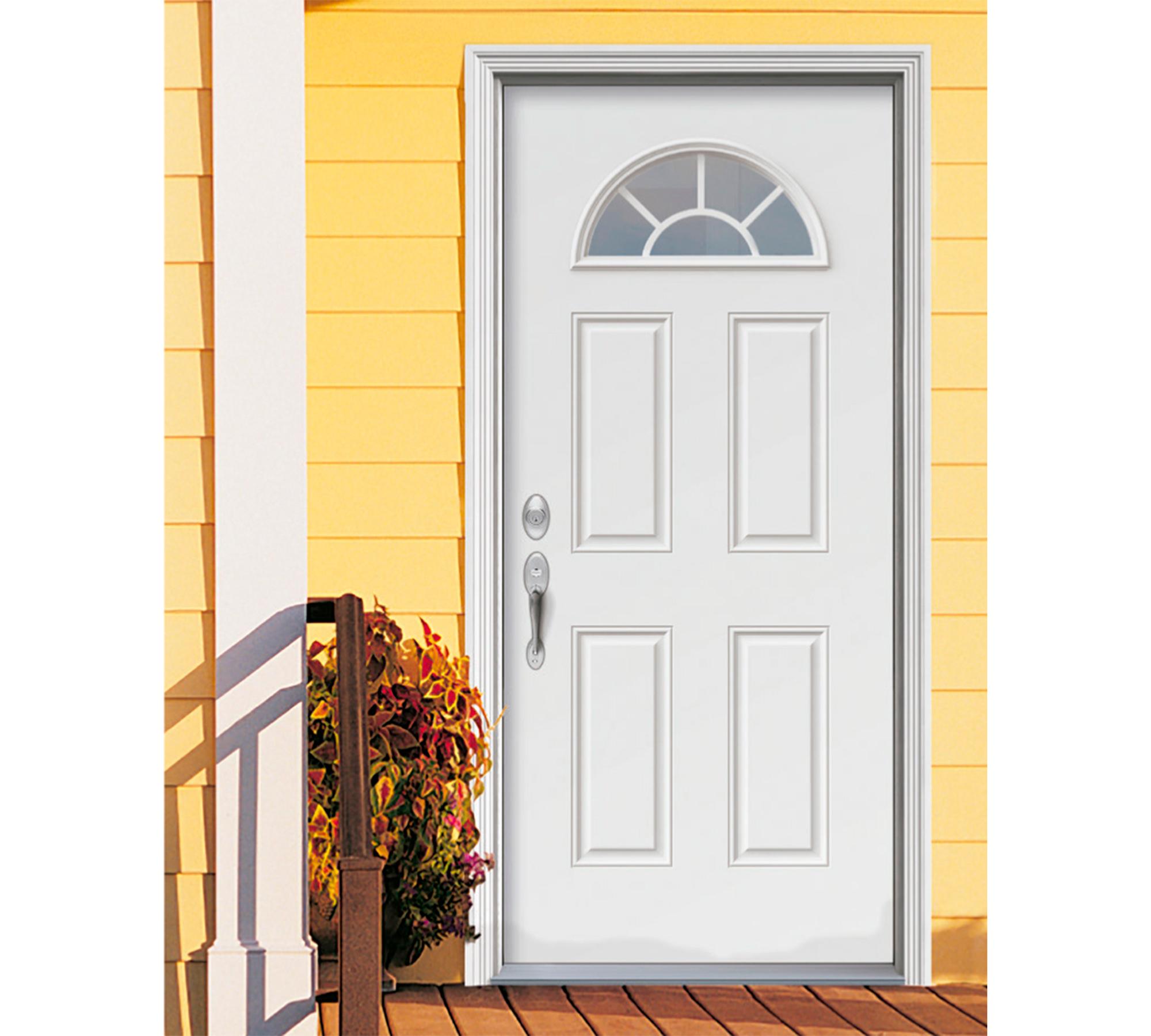 Puerta 85x200 cm Media luna blanco-0