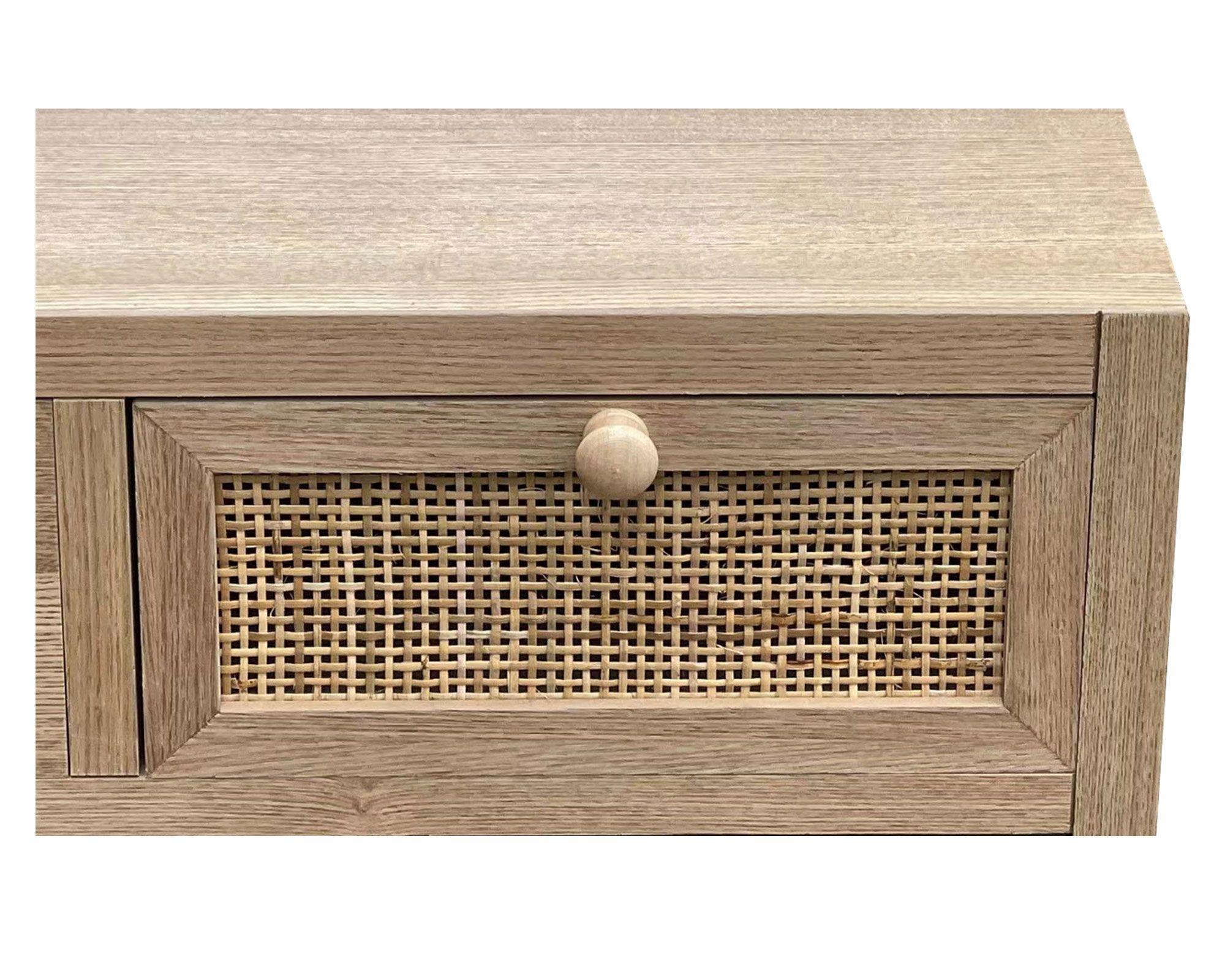 Cómoda África 79x48x30 cm 6 cajones natural-4