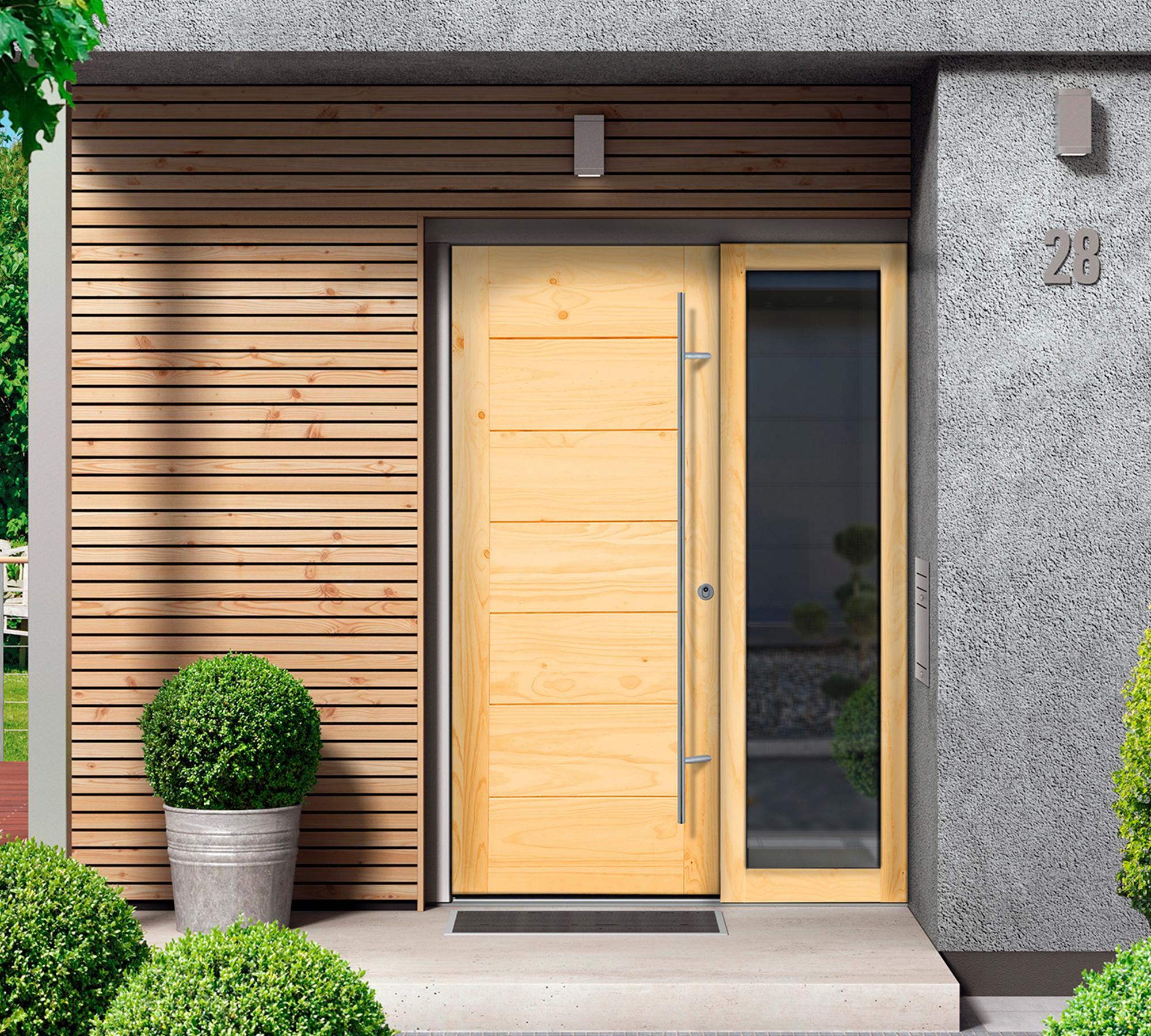 Puerta 80x210 cm Martina radiata radiata natural-0