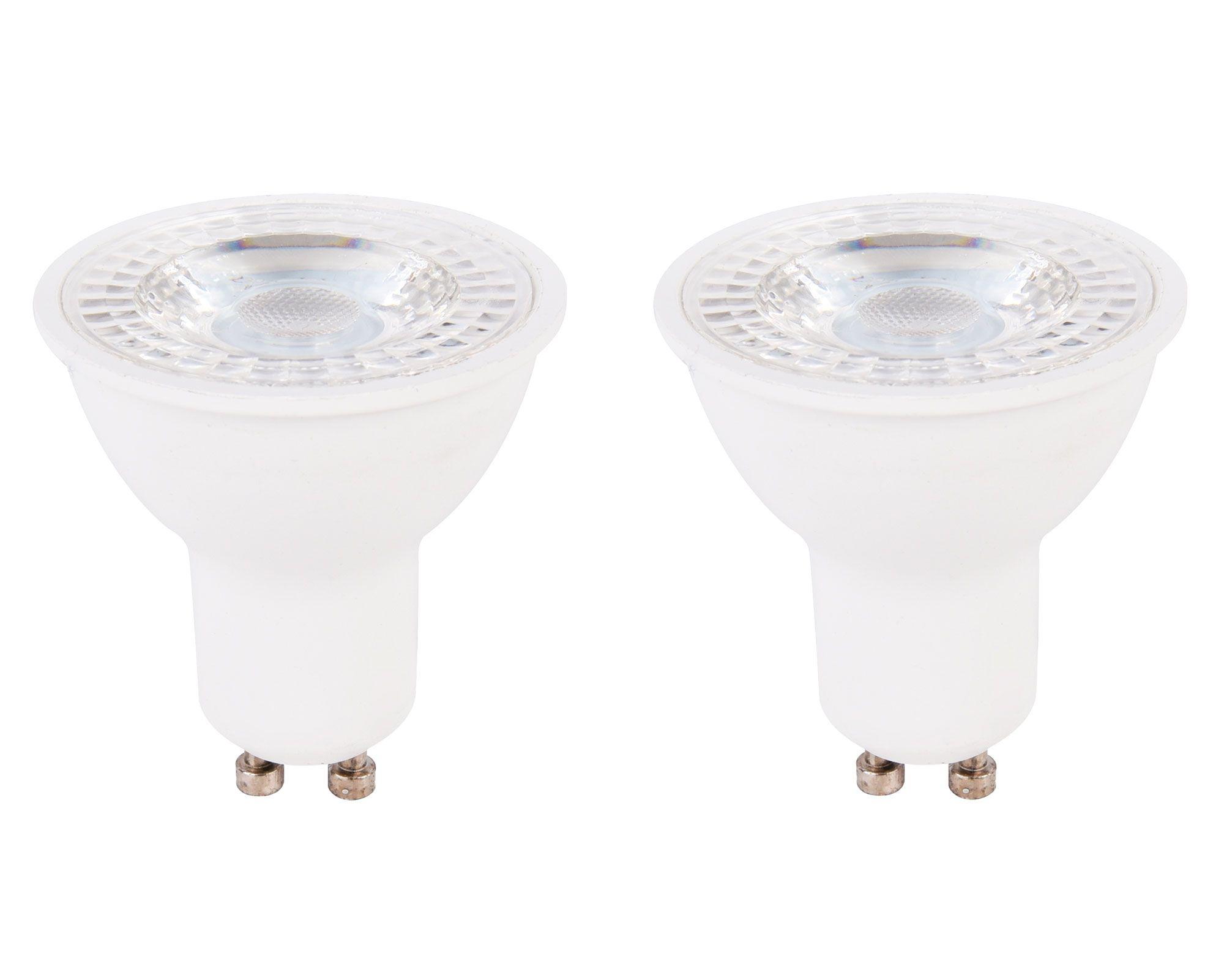 Ampolleta LED 6W GU10 luz fría 2 unidades-0