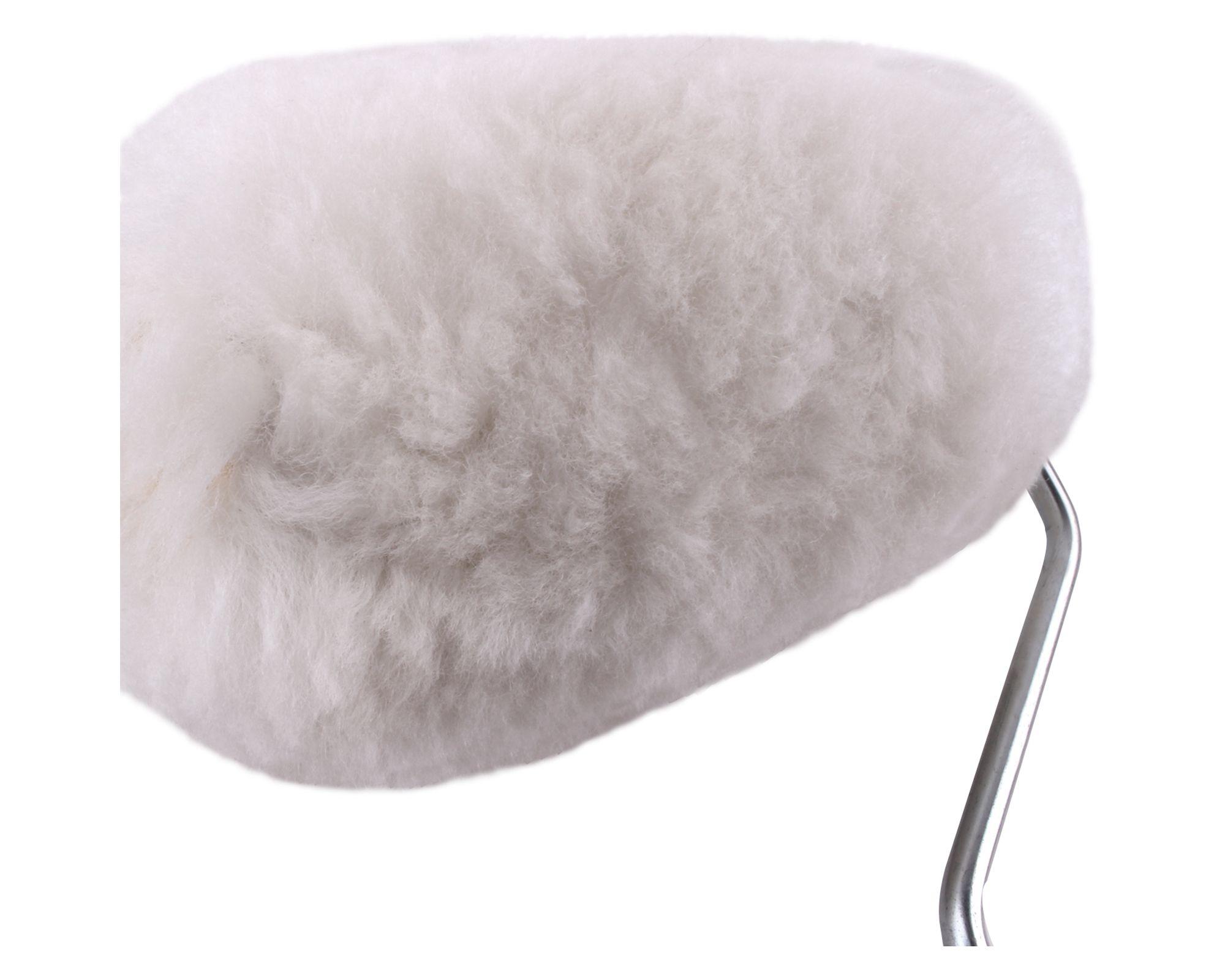 Rodillo 23 cm Chiporro pelo largo natural blanco-2
