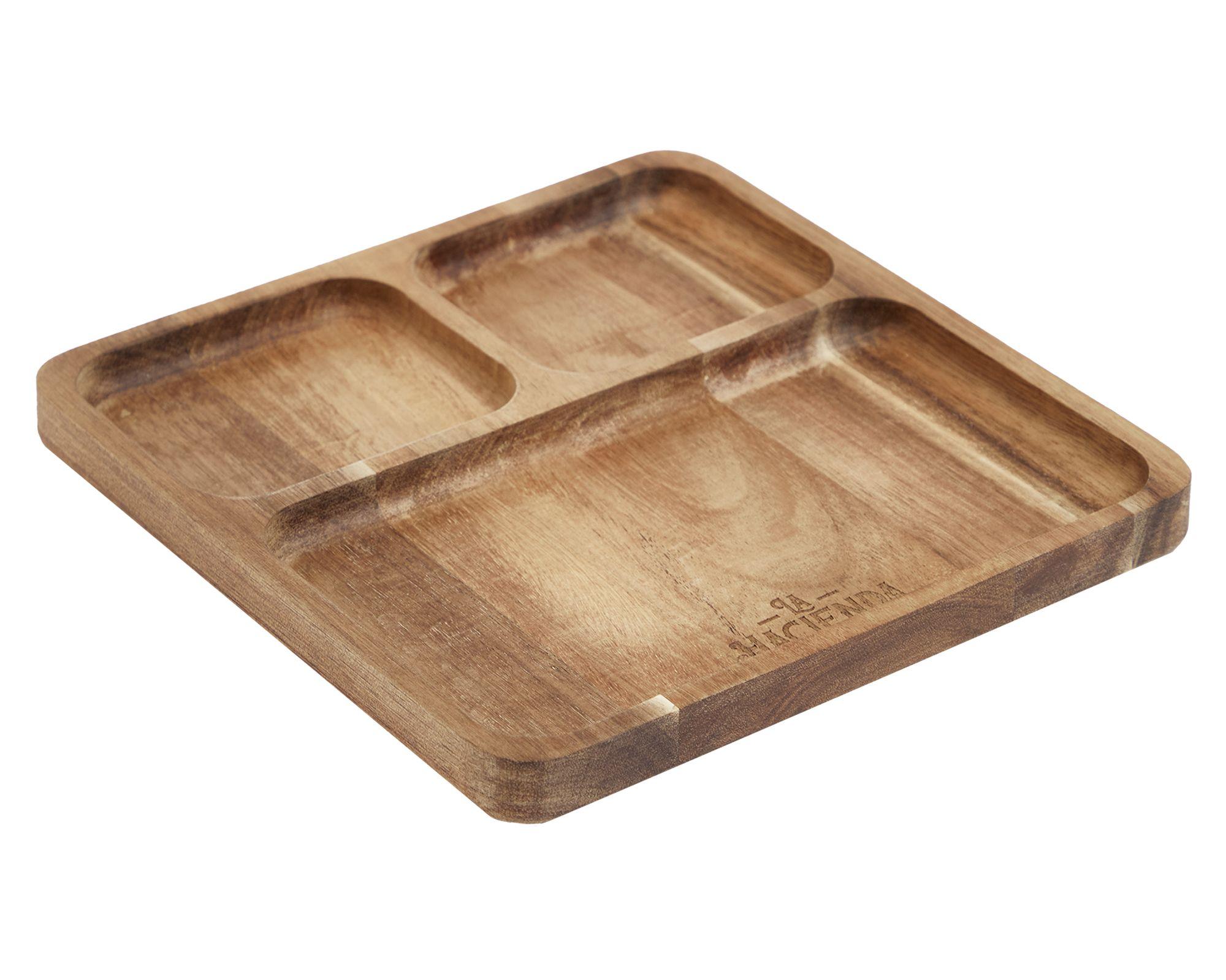 Plato para snacks 20.5 cm acacia-1