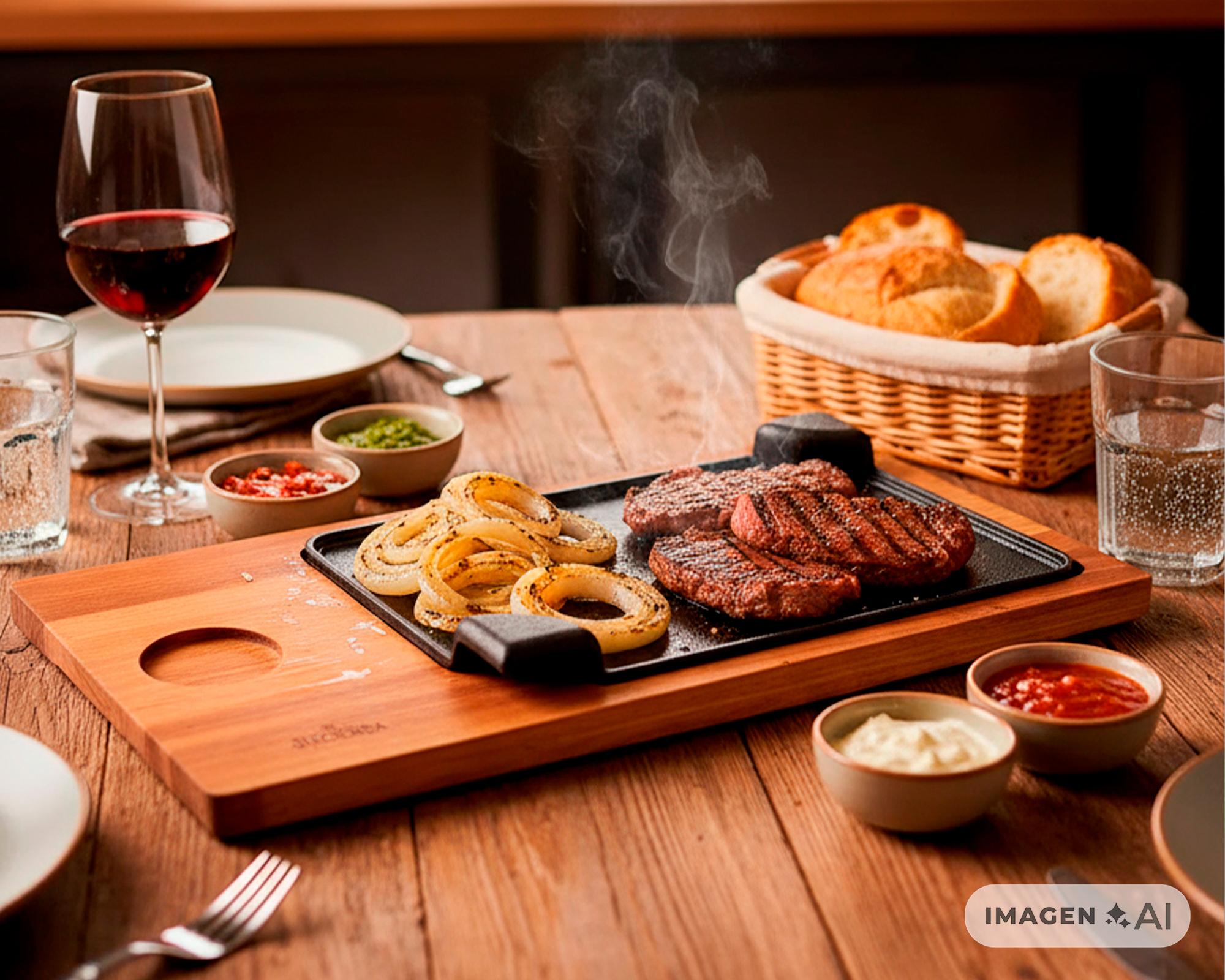 Plancha con base acacia-2