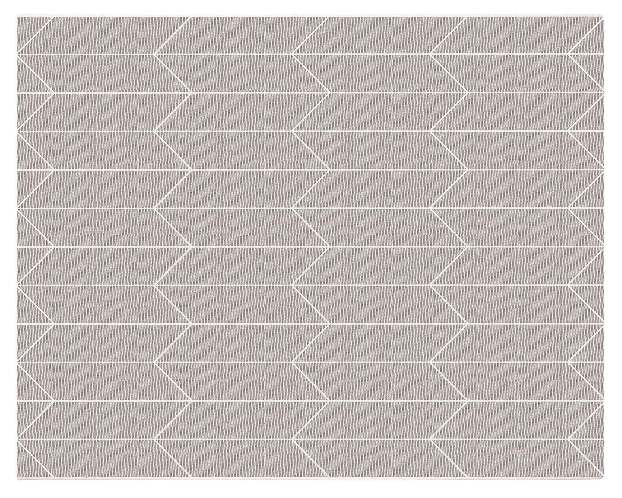 Alfombra Geo grey polipropileno 120x170 cm-0