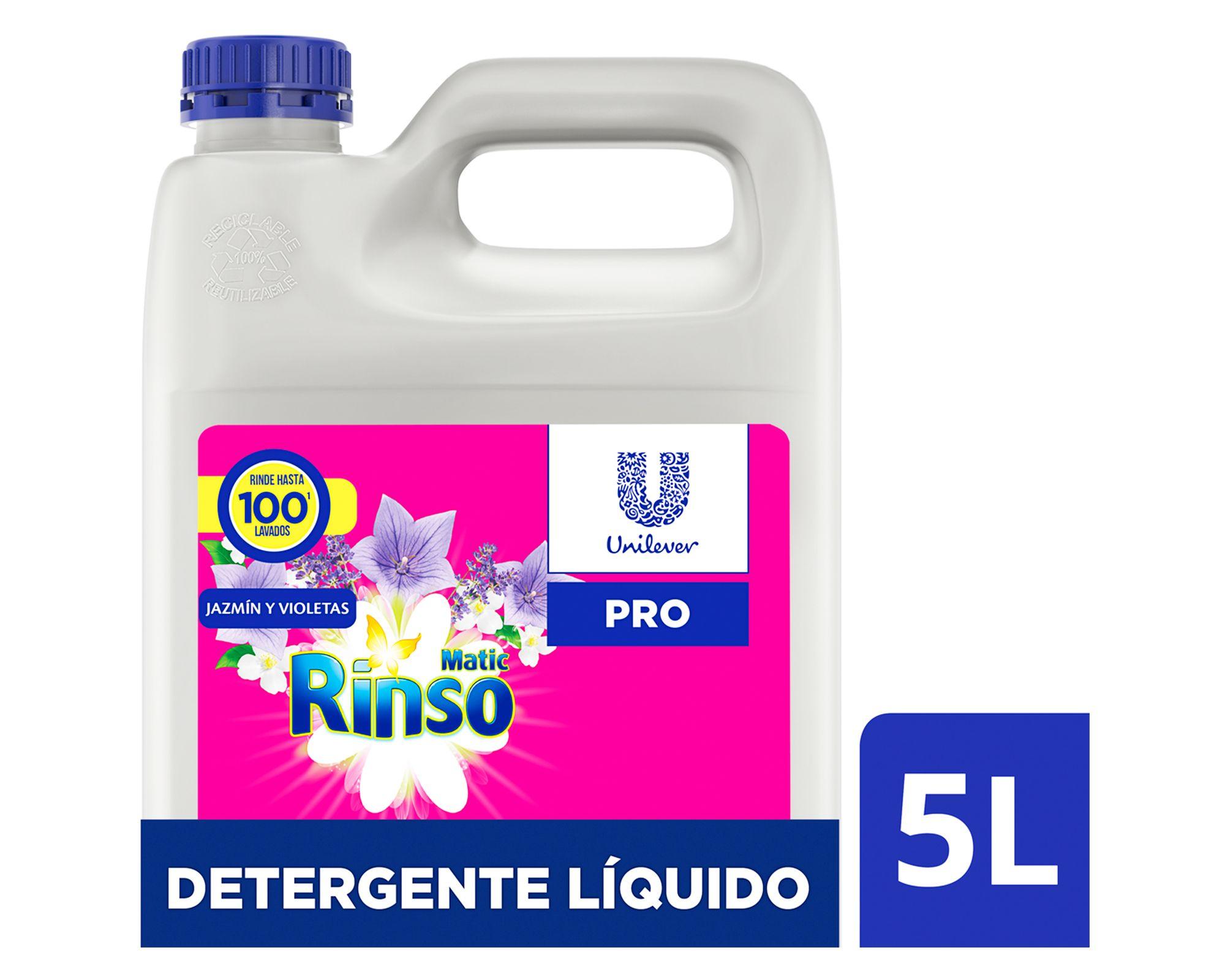 Detergente líquido 5 litros jazmín y violetas Upro-0