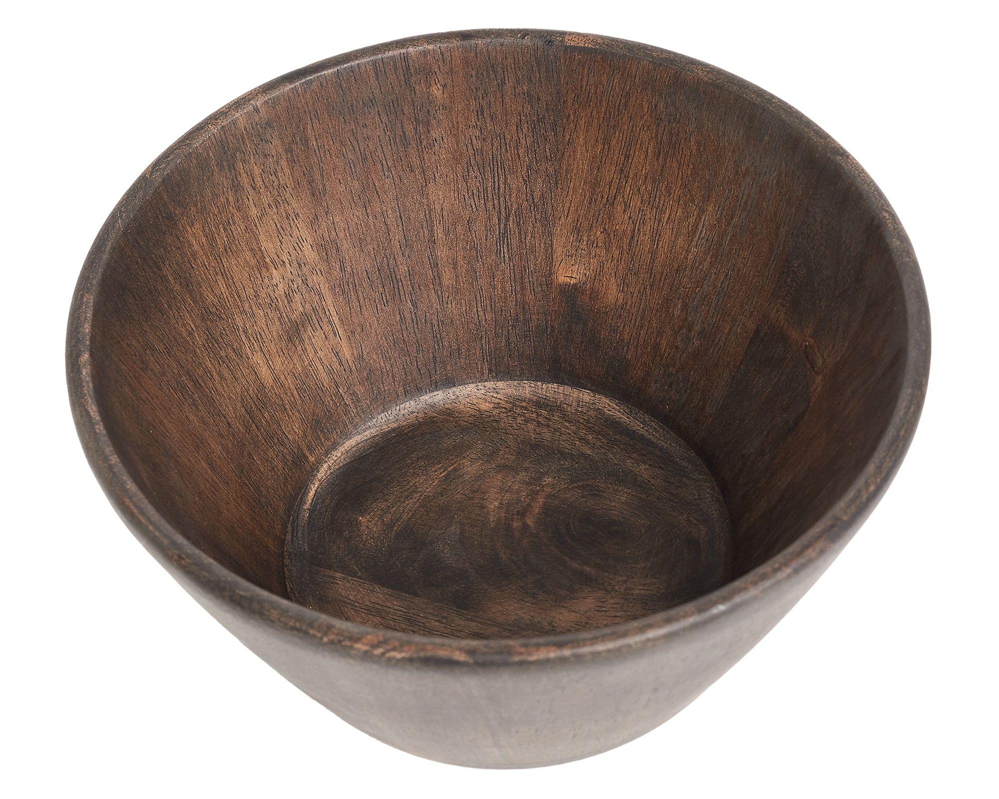 Bowl 25.4 cm Dark wood-1