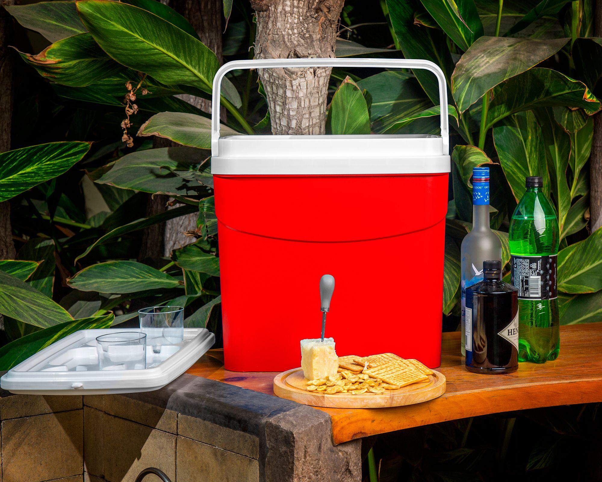 Cooler Alaska rojo 35 litros-1