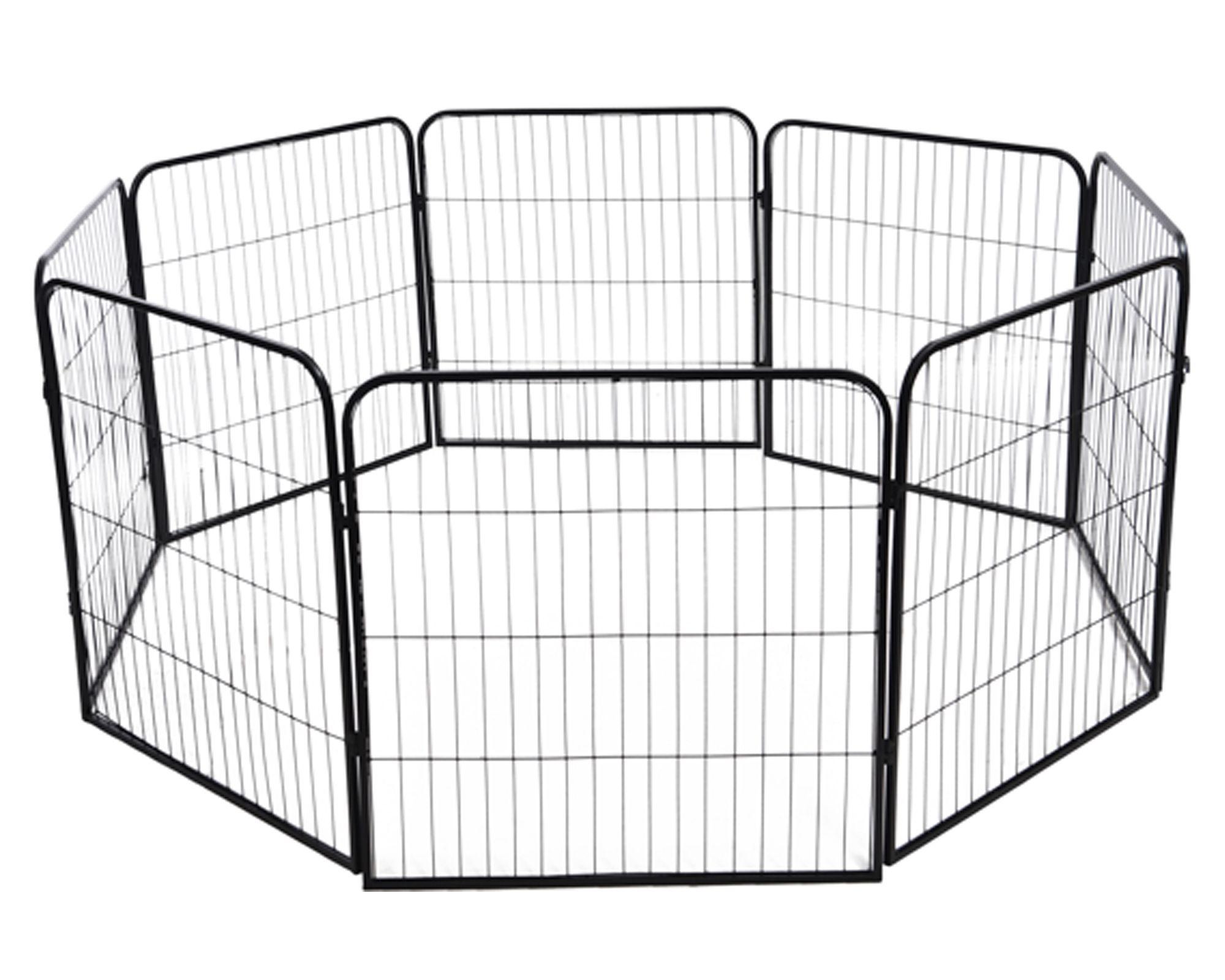 Corral para mascota 60x60 cm negro-0