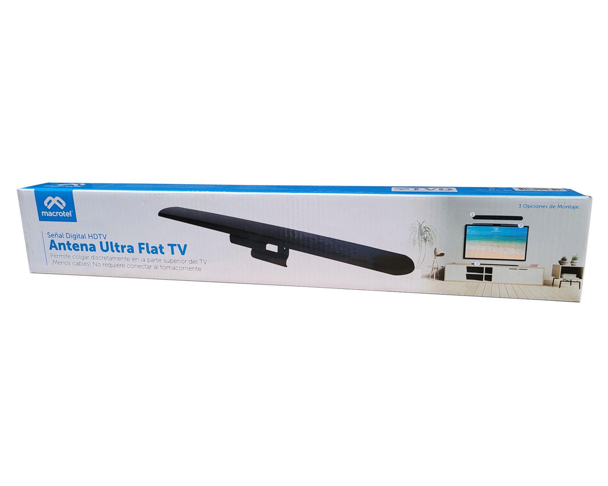 Antena TV digital HDTV Ultra Flat negro mate-2