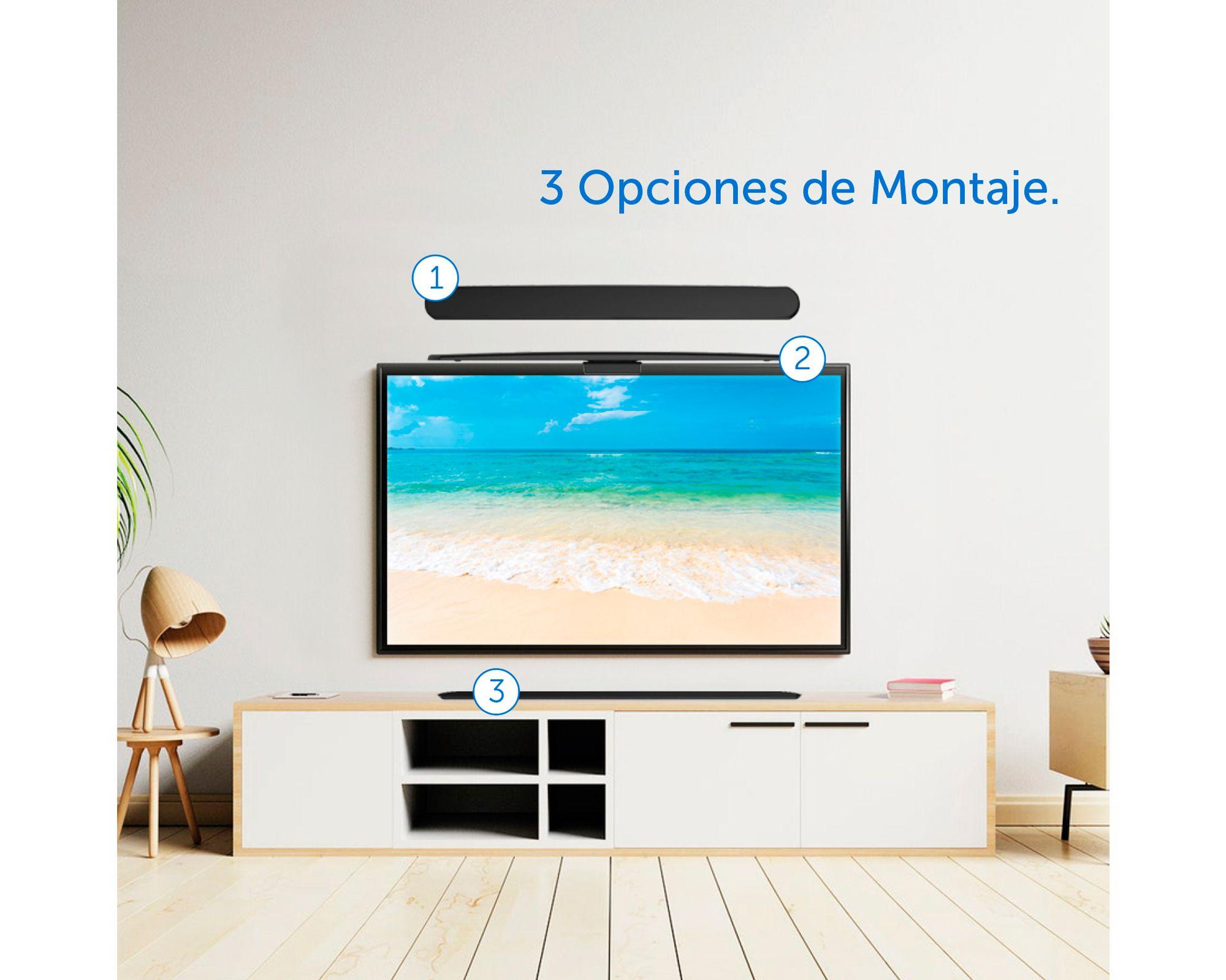 Antena TV digital HDTV Ultra Flat negro mate-3
