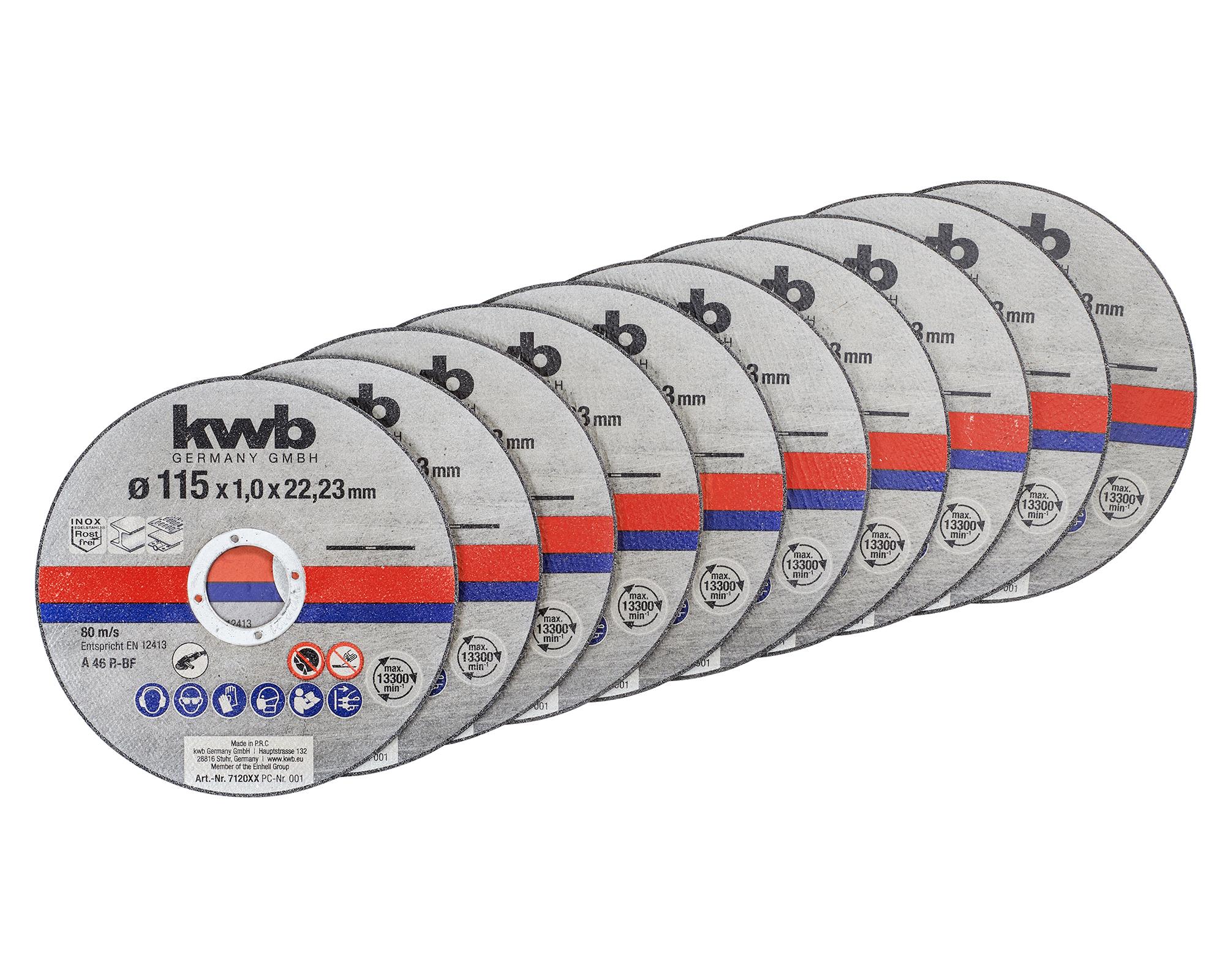 Esmeril angular TE-AG 115/750W DP + 10 discos KWB-2