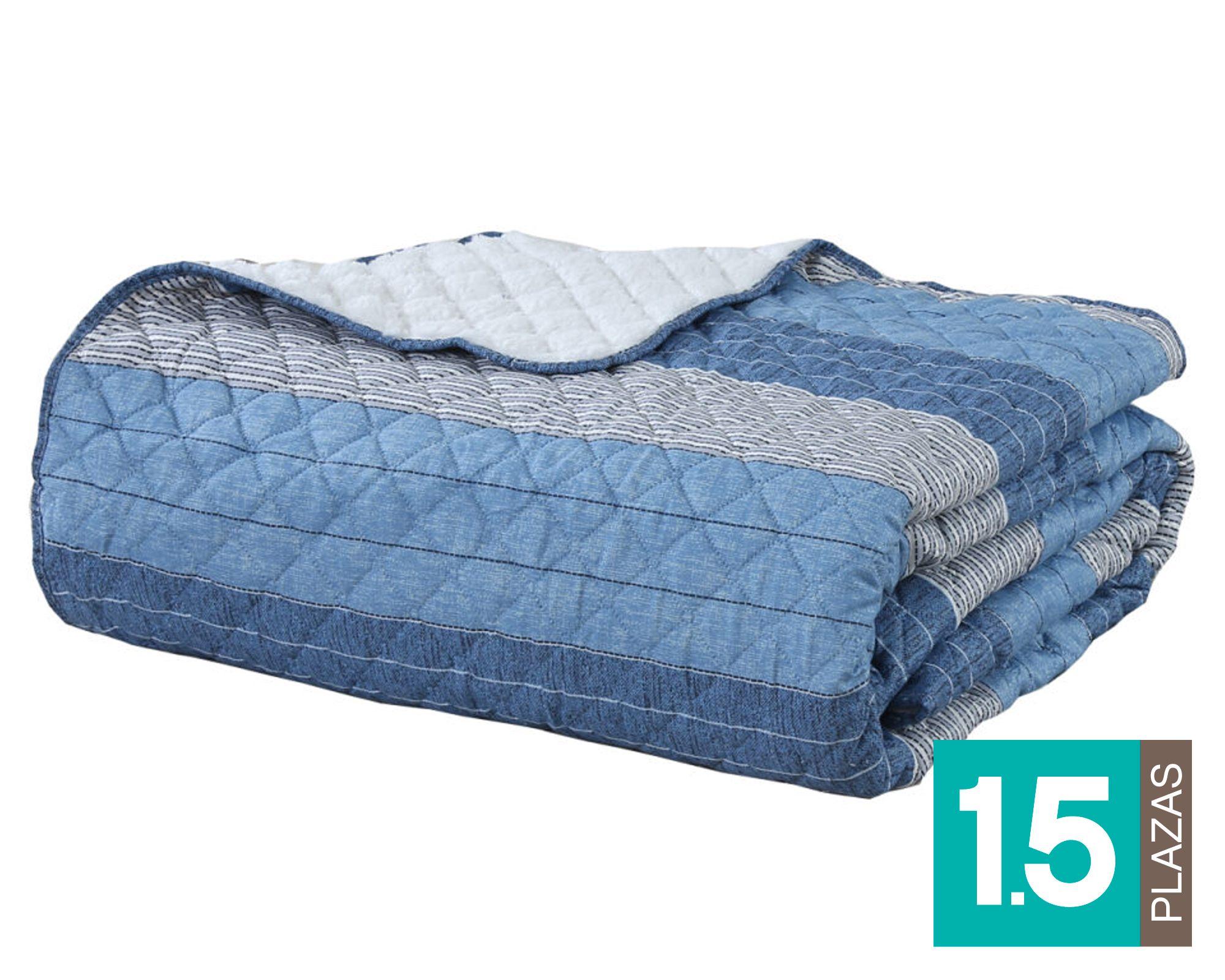 Quilt sherpa Líneas 1.5 plazas-0