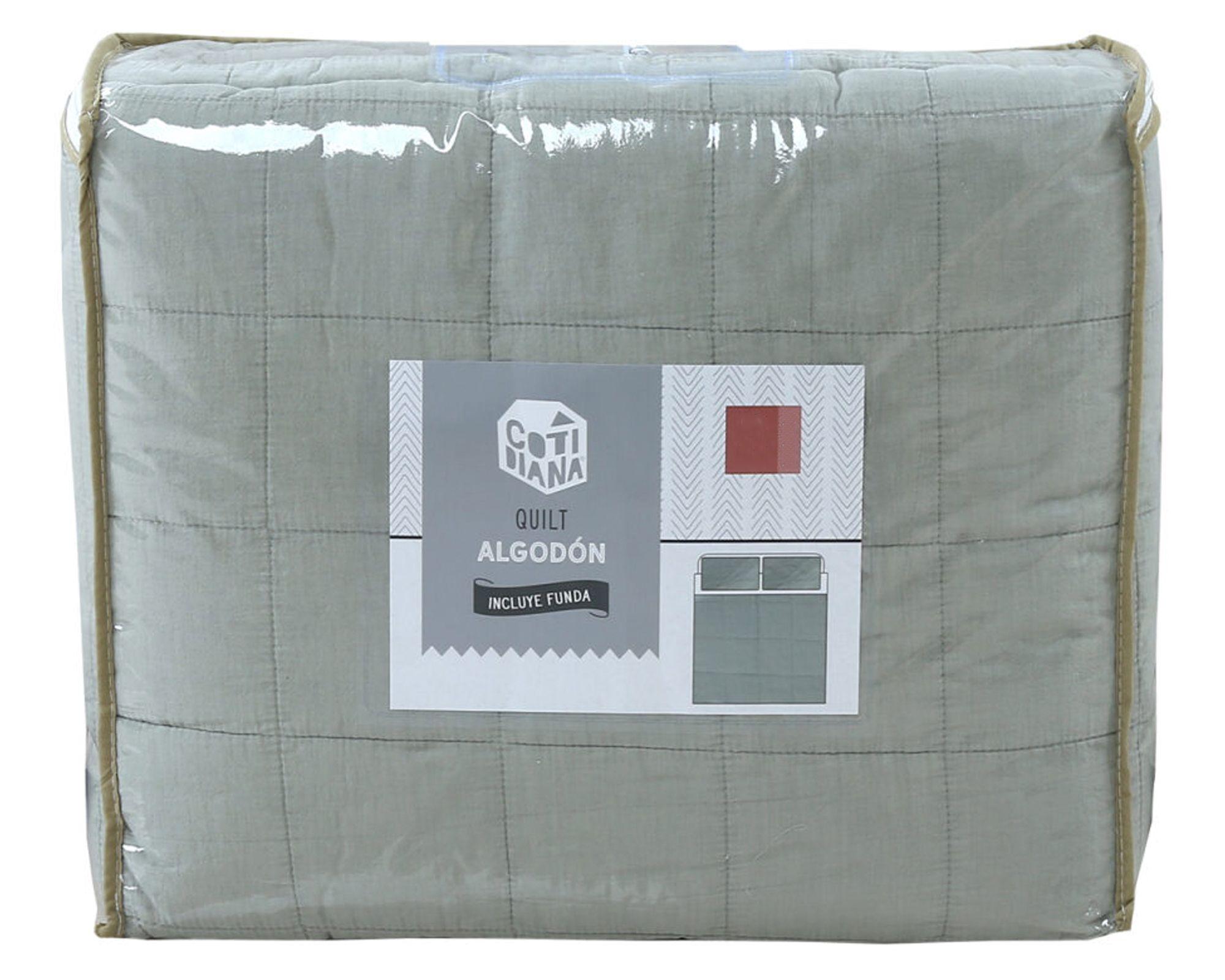 Quilt algodón 1.5 plazas-1