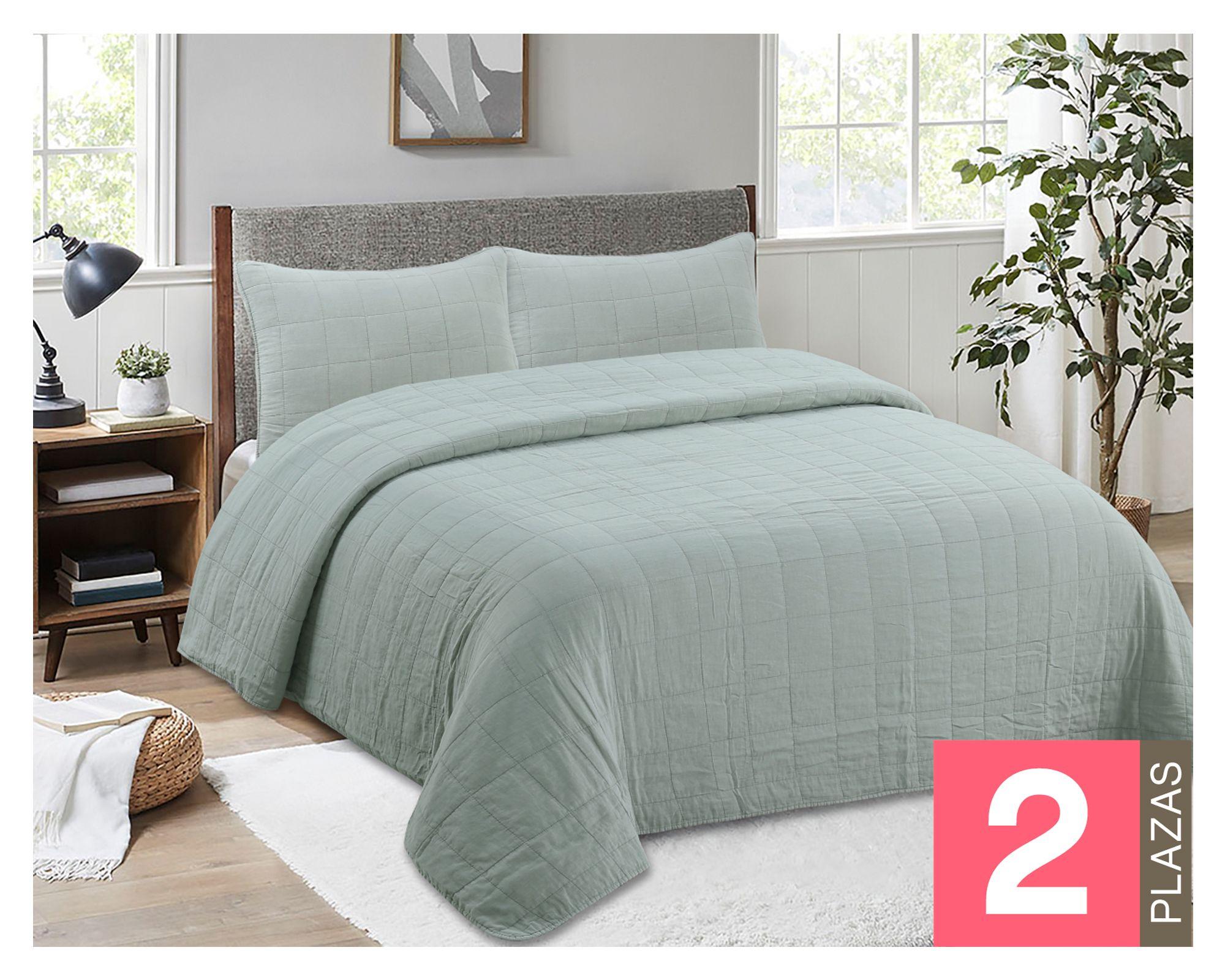 Quilt algodón 2 plazas-0