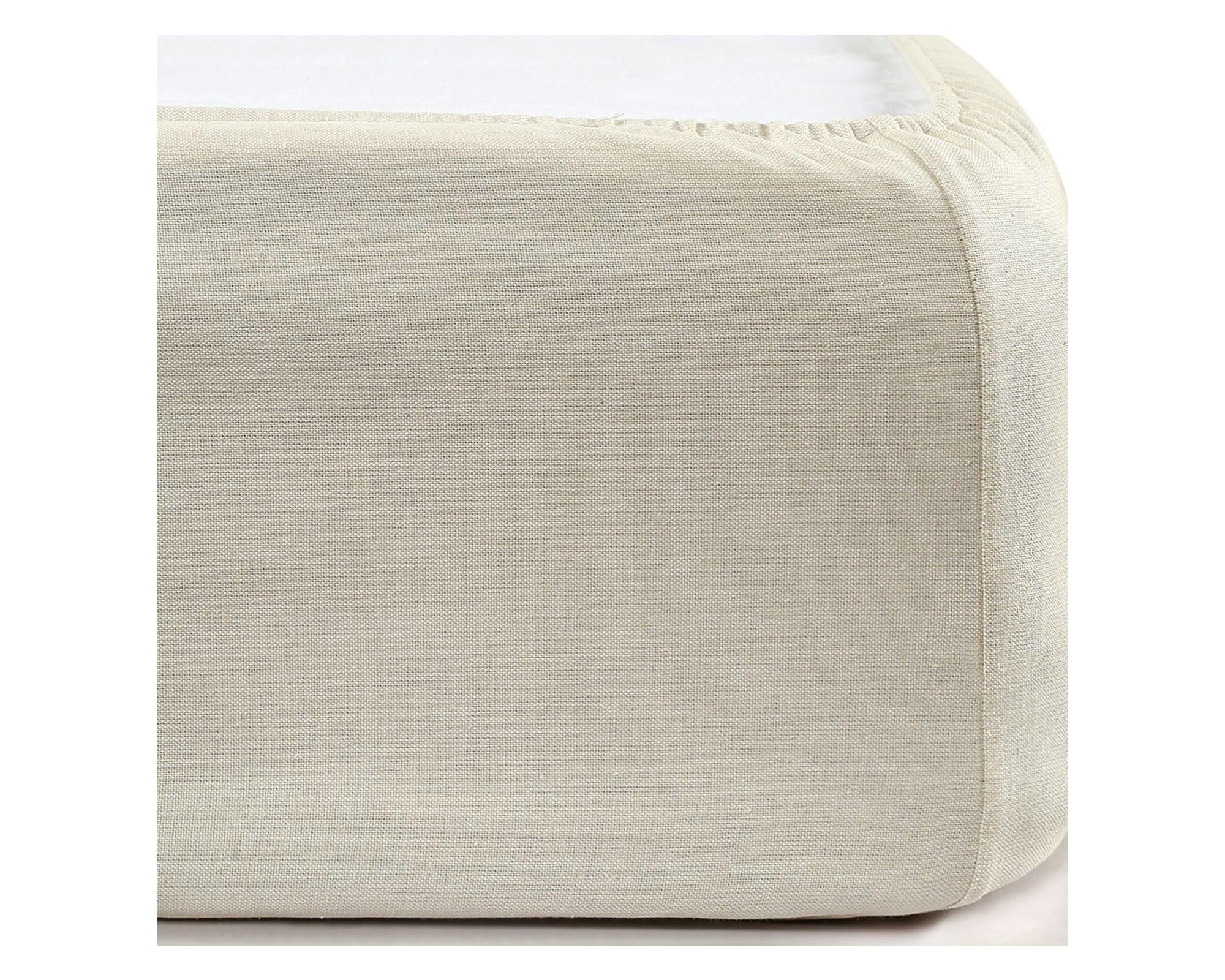 Faldón Box Spring Melange ecru 1.5 plazas-2