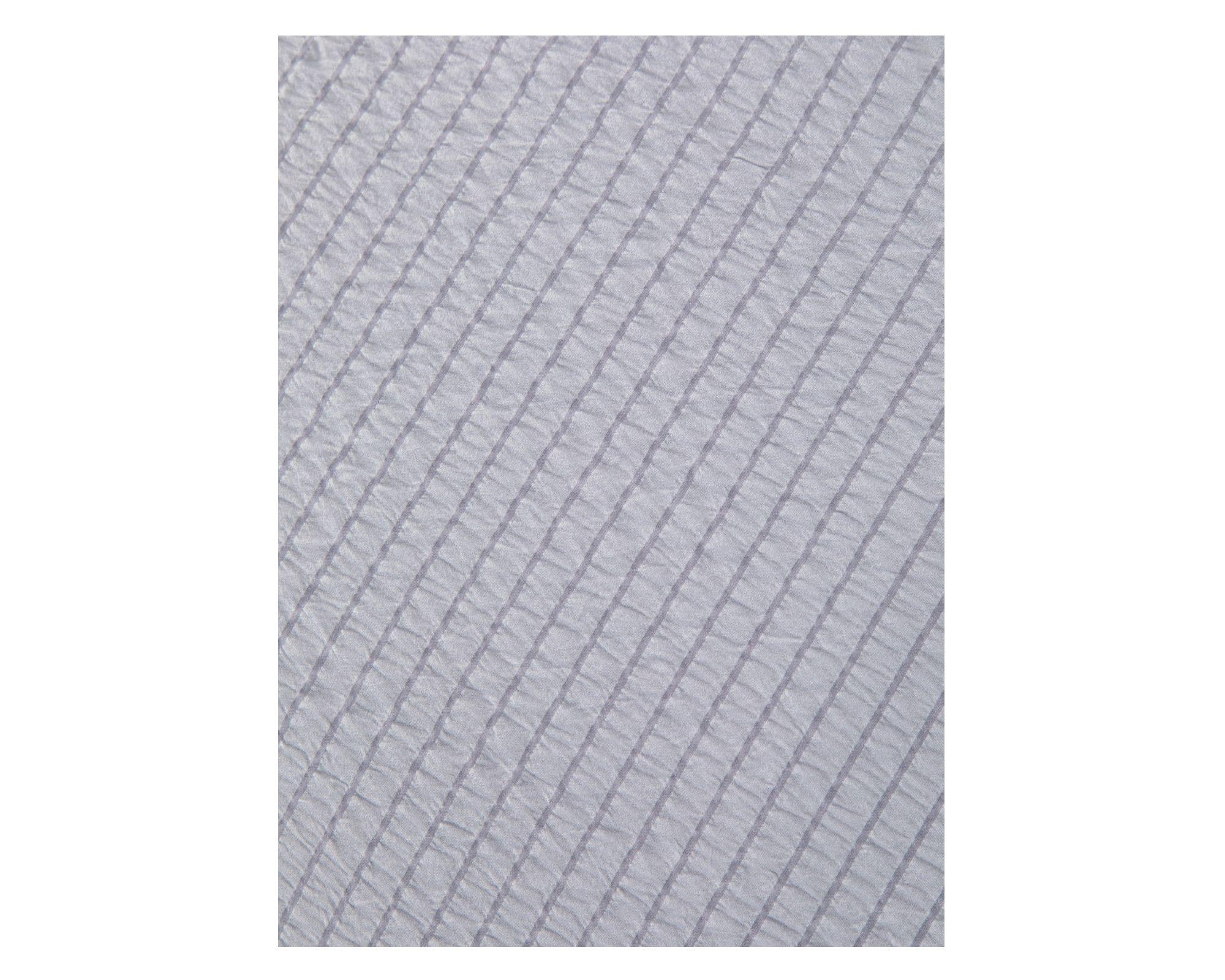 Funda plumón Rayas con textura gris King-1