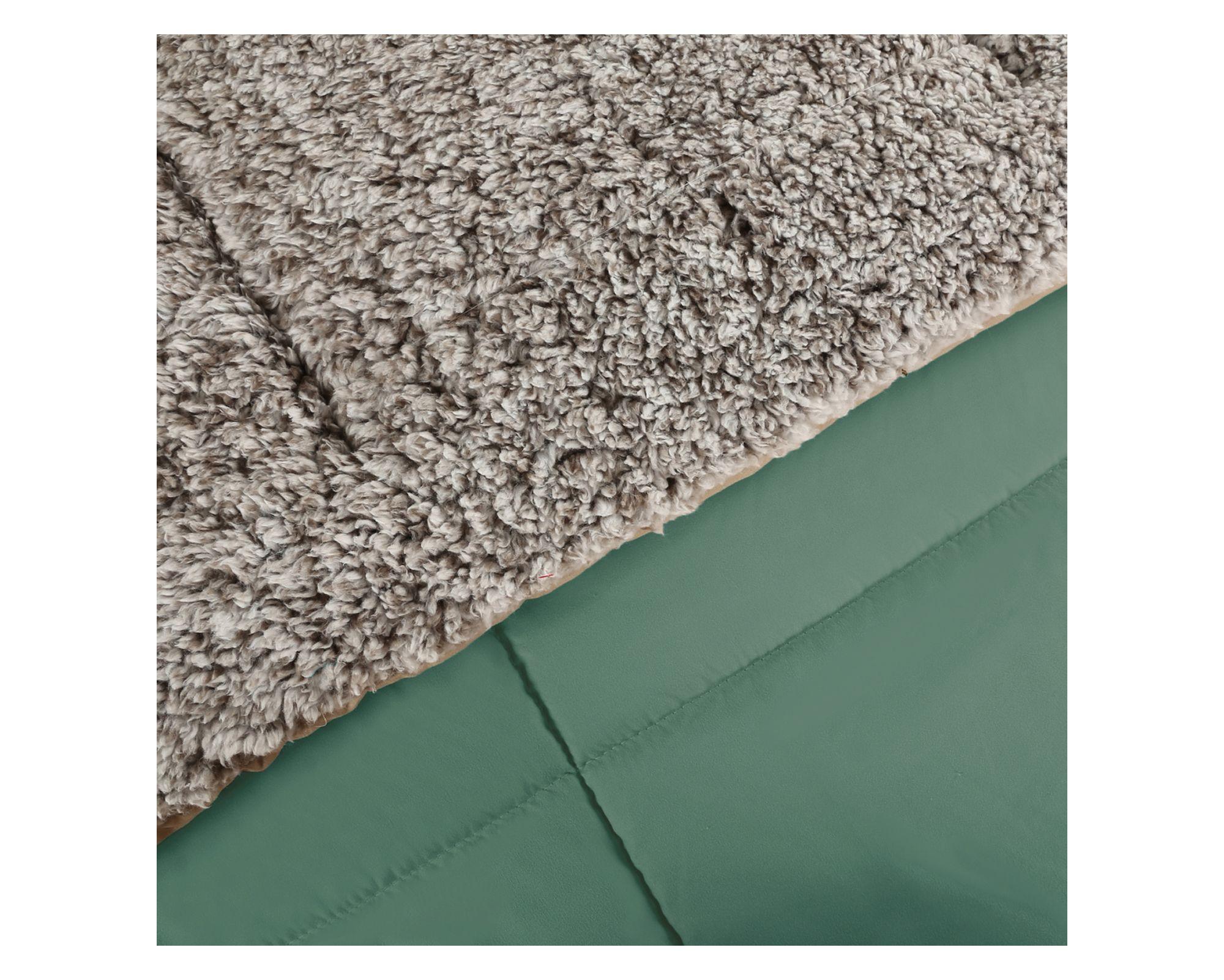 Plumón sherpa Liso verde King-2