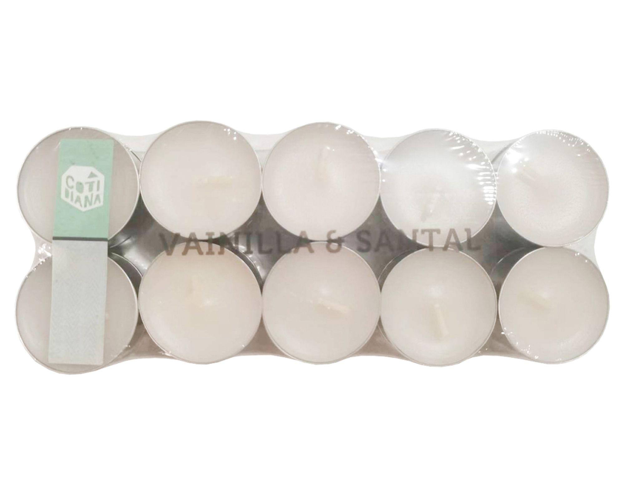 Vela T-light ecru 20 unidades-0