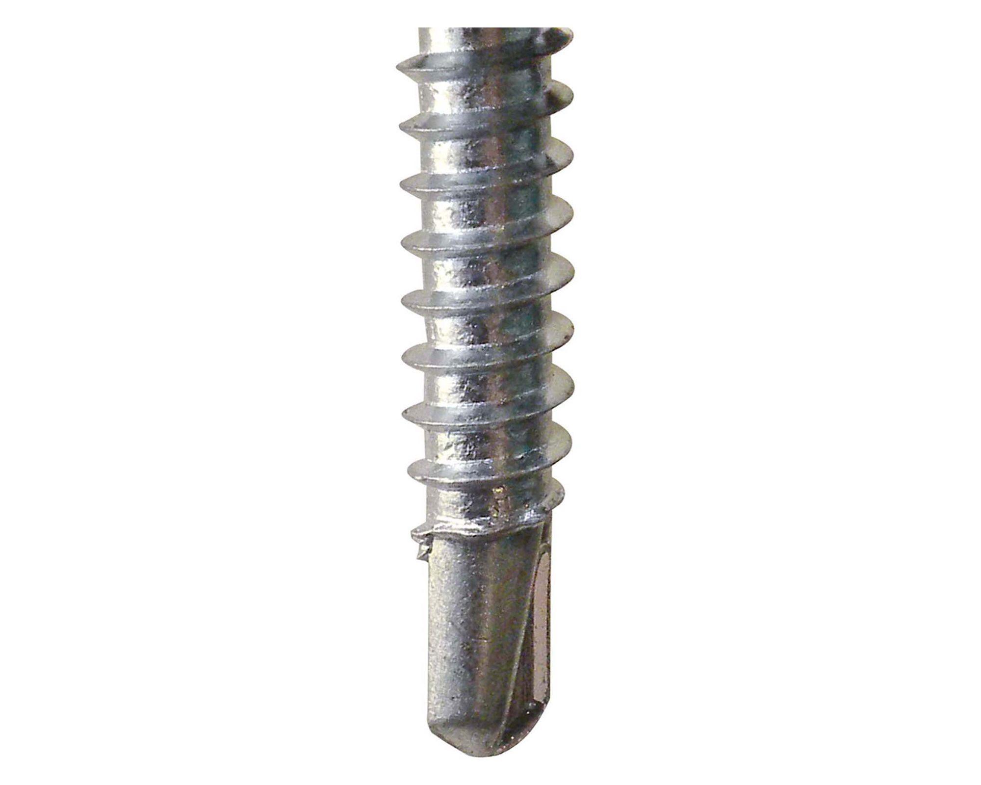 Tornillo autoperforante Hexagonal con golilla 1/4x6" 3 unidades-2