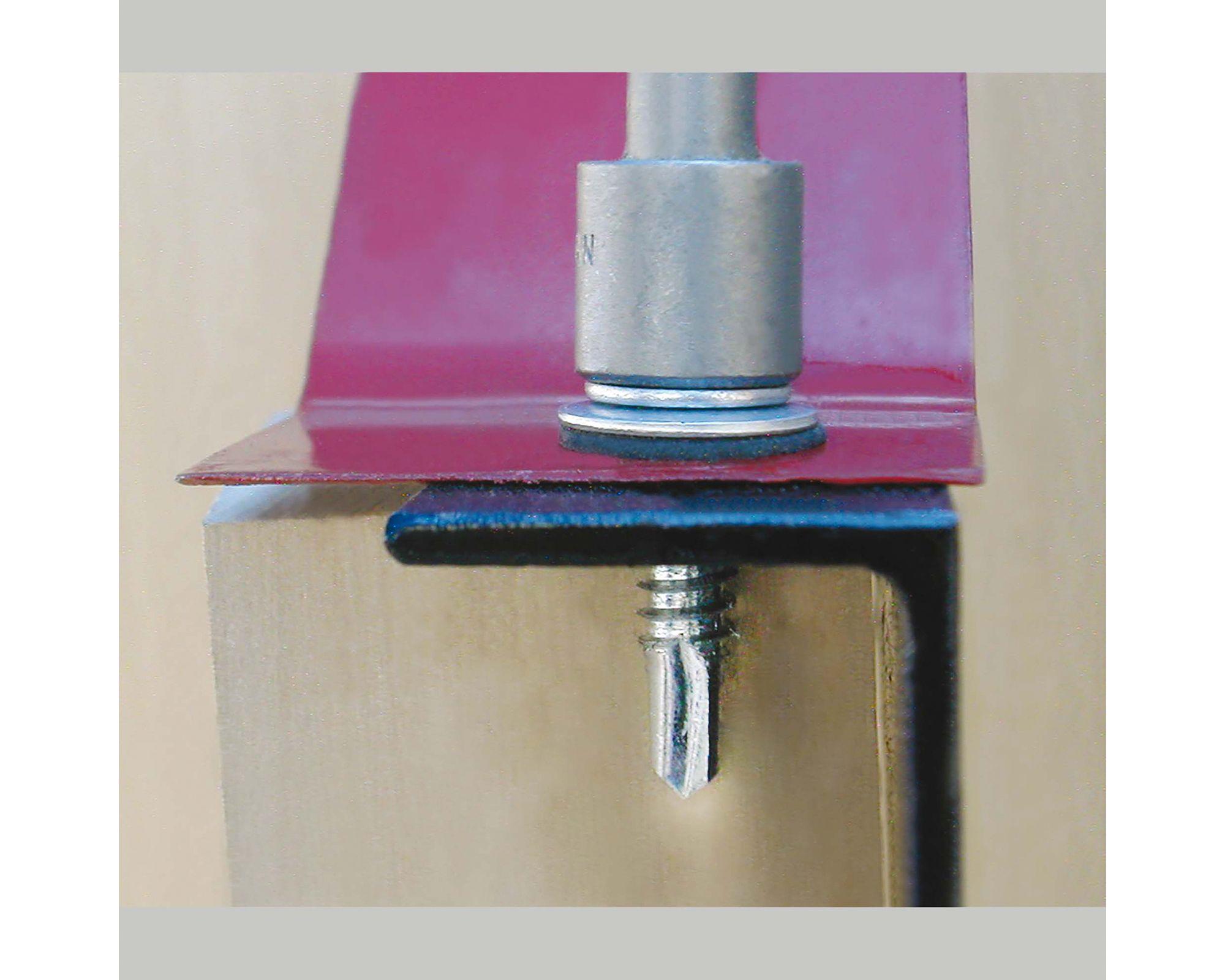 Tornillo autoperforante Hexagonal con golilla 1/4x5" 3 unidades-4