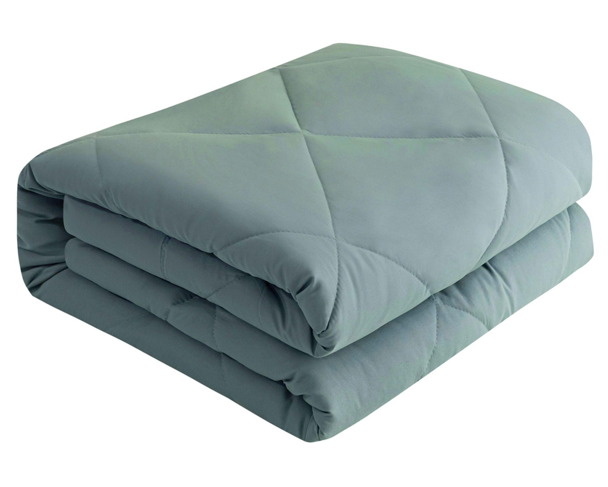 Plumón Liso aqua 1.5 plazas-1