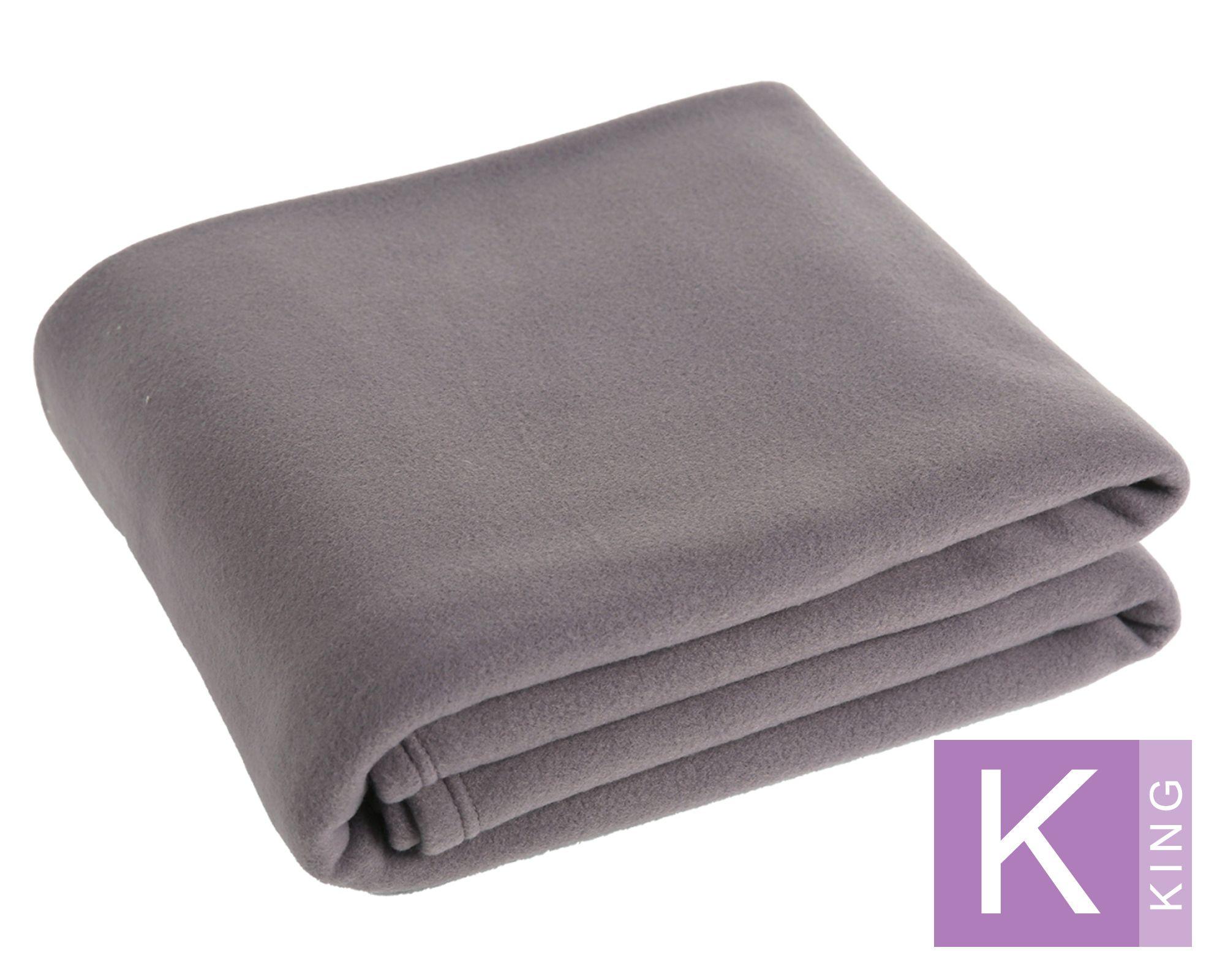 Frazada polar Lisa 300 gsm morado King-0