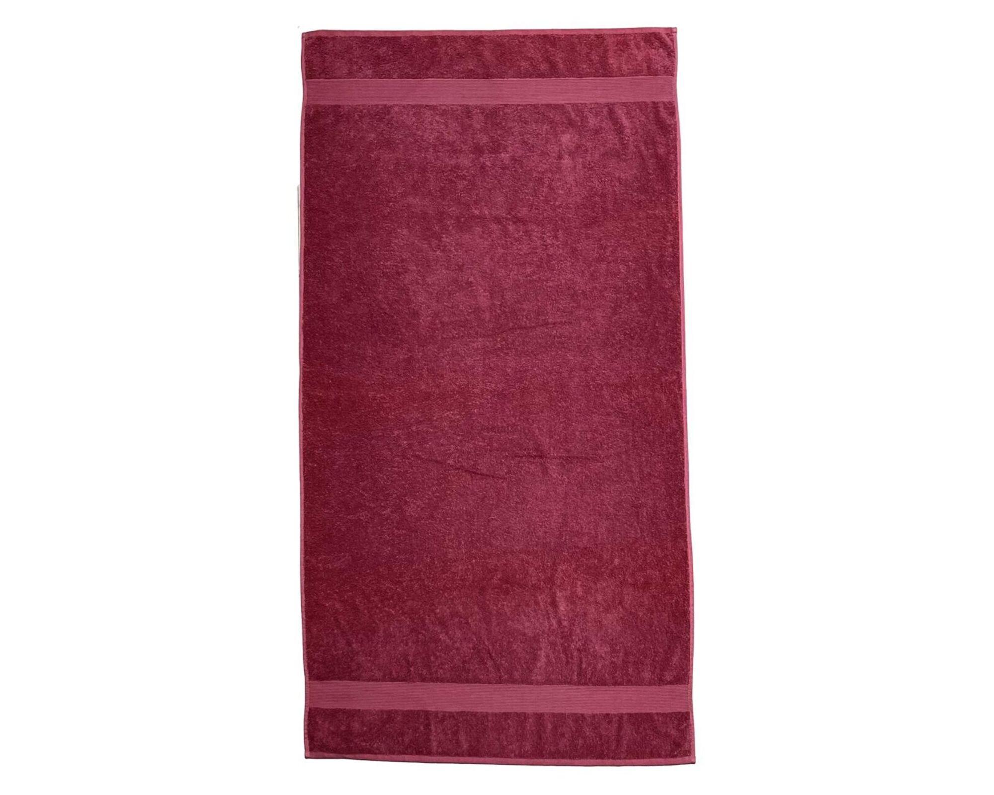 Toallón rojo 90x170 cm-0