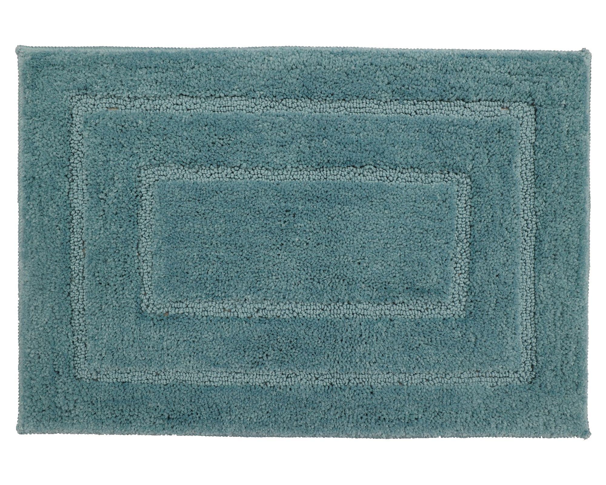 Piso baño Geo turquesa 45x65 cm-0