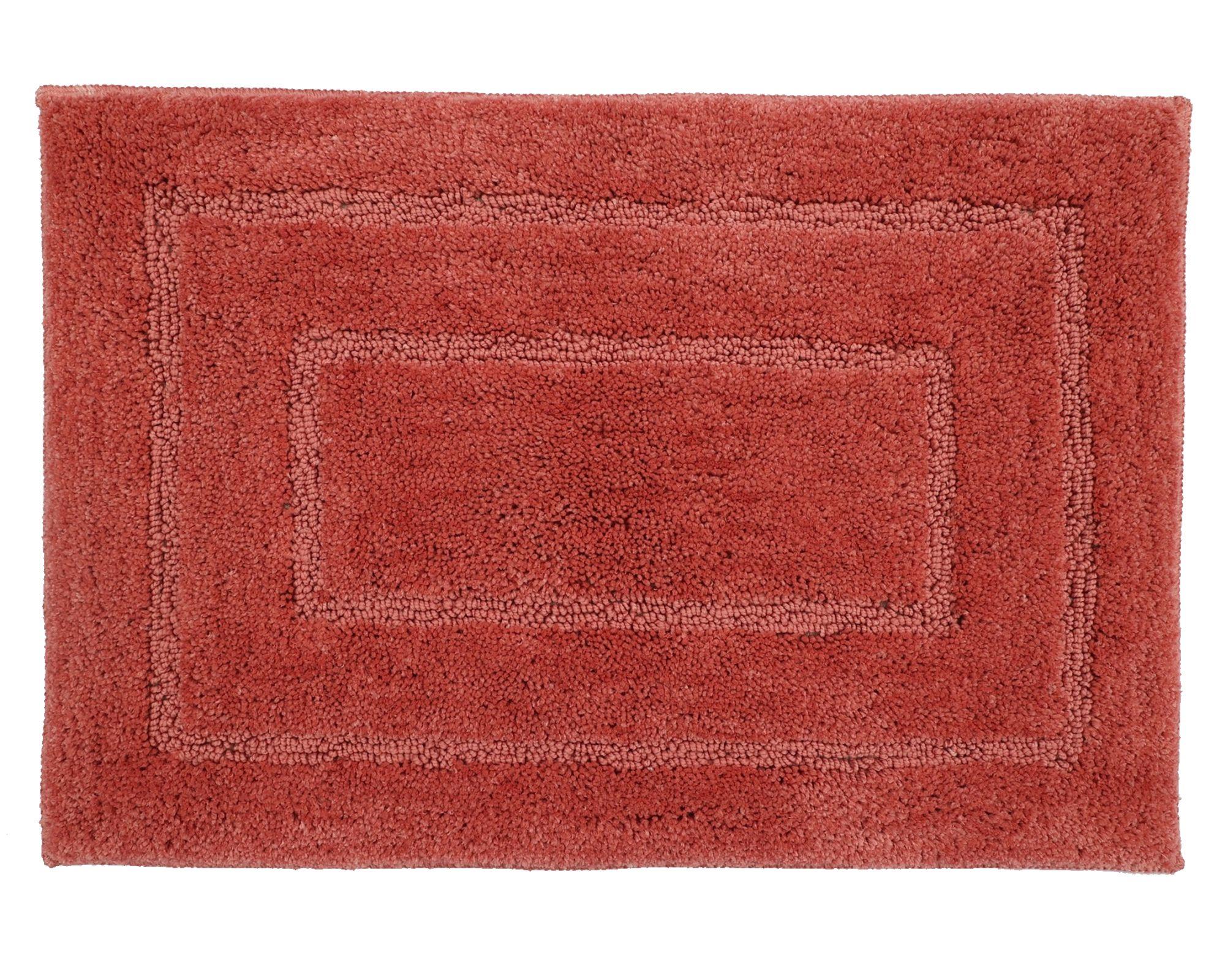 Piso baño Geo rojo 45x65 cm-0