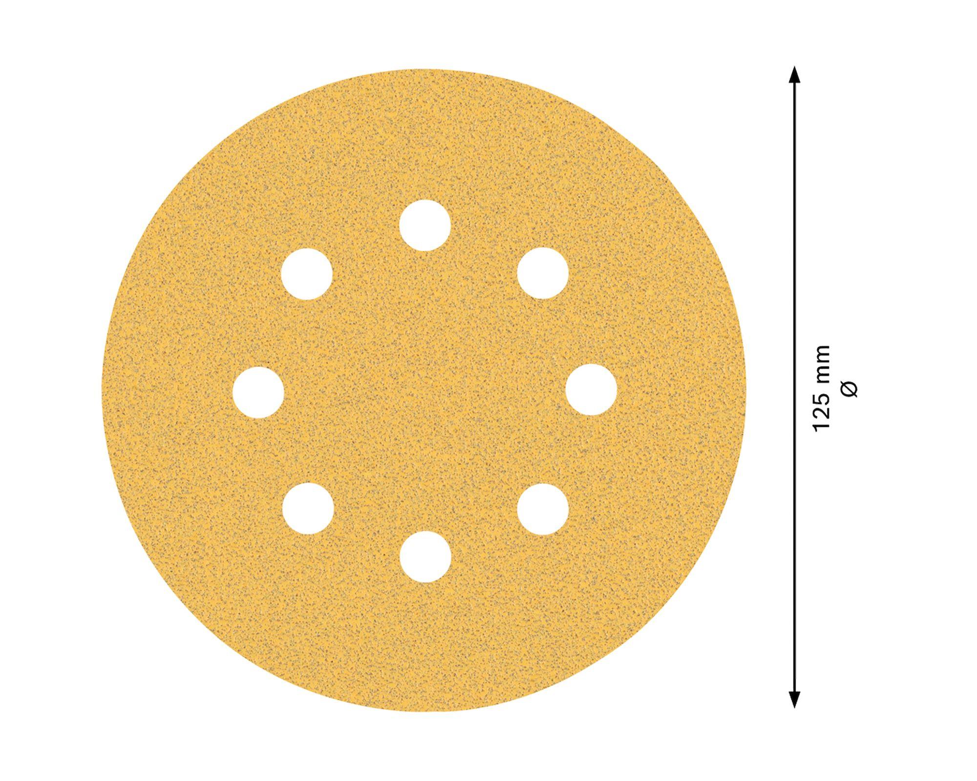 Disco de lija 125 mm Expert C470 grano 80 pack 5 unidades-5
