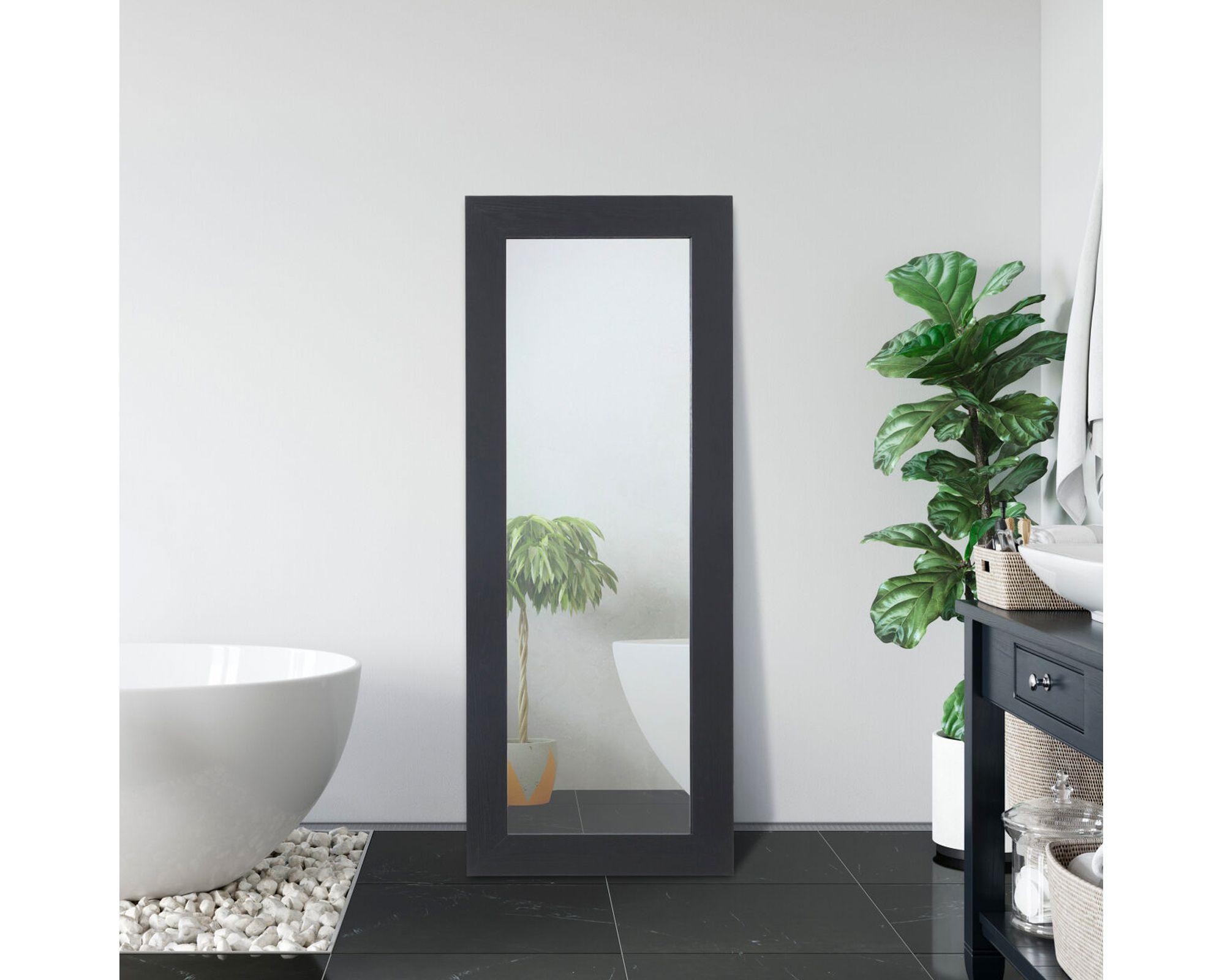 Espejo decorativo 65x165 cm negro-1