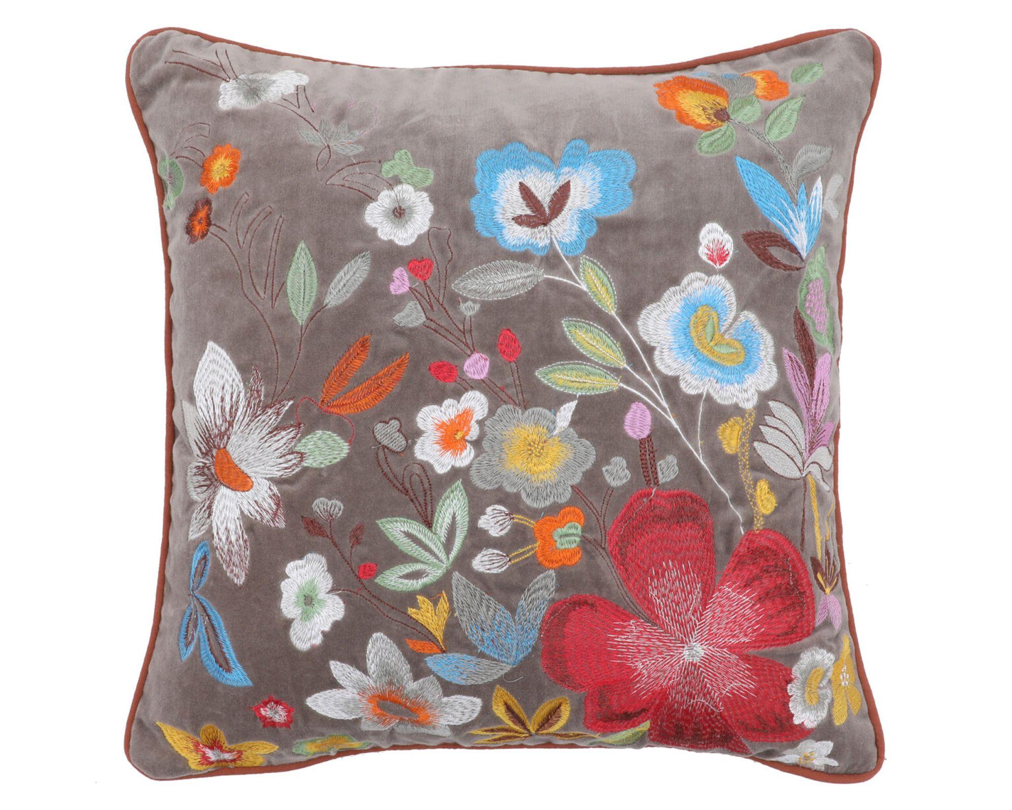 Cojín bordado 45x45 cm C13-0
