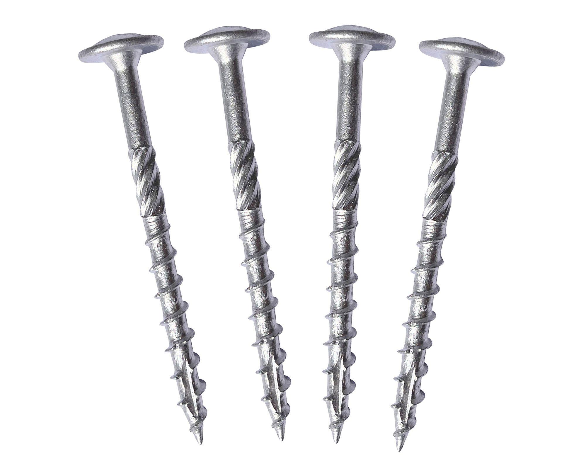 Tornillo madera cabeza lenteja turbo 6.0x70 mm 4 unidades-0