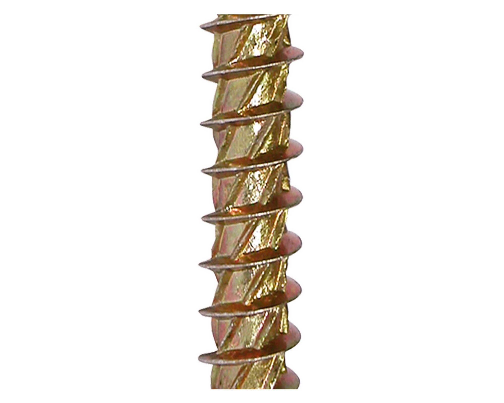 Tornillo turbo screw Torx 10 5.0x90 mm zincado iridiscente 5 unidades-2