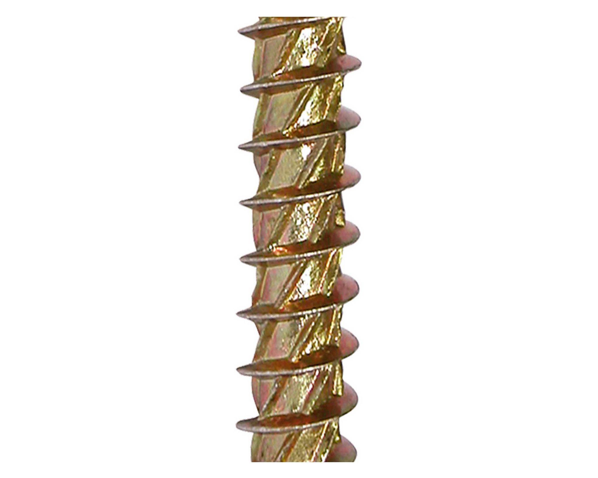 Tornillo turbo screw Torx 8 4.0x50 mm zincado iridiscente 5 unidades-2
