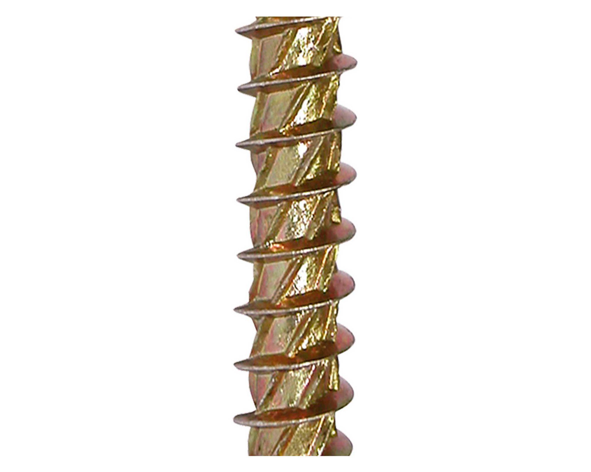 Tornillo turbo screw Torx 8 4.0x30 mm zincado iridiscente 5 unidades-2