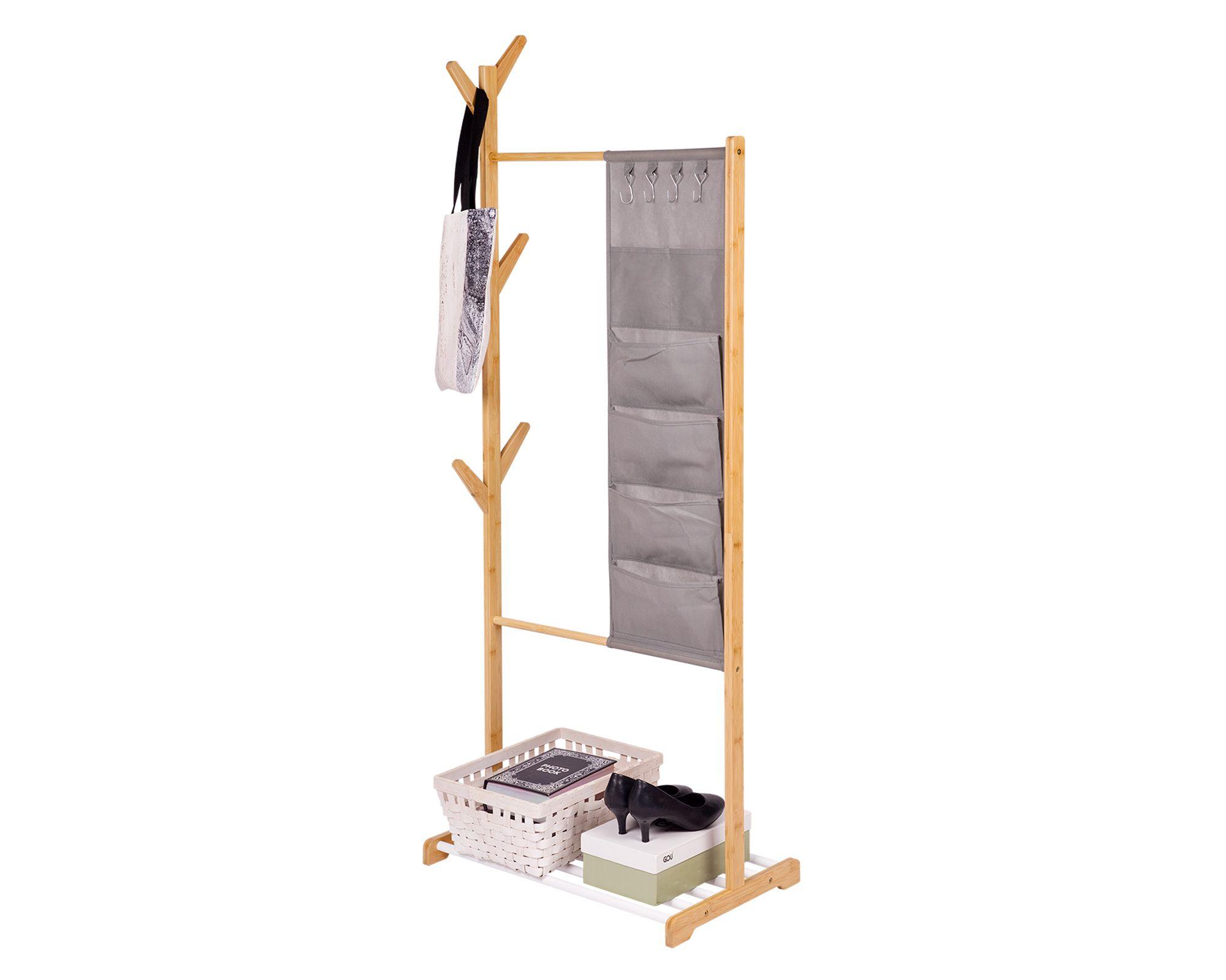 Perchero bamboo + organizador-3