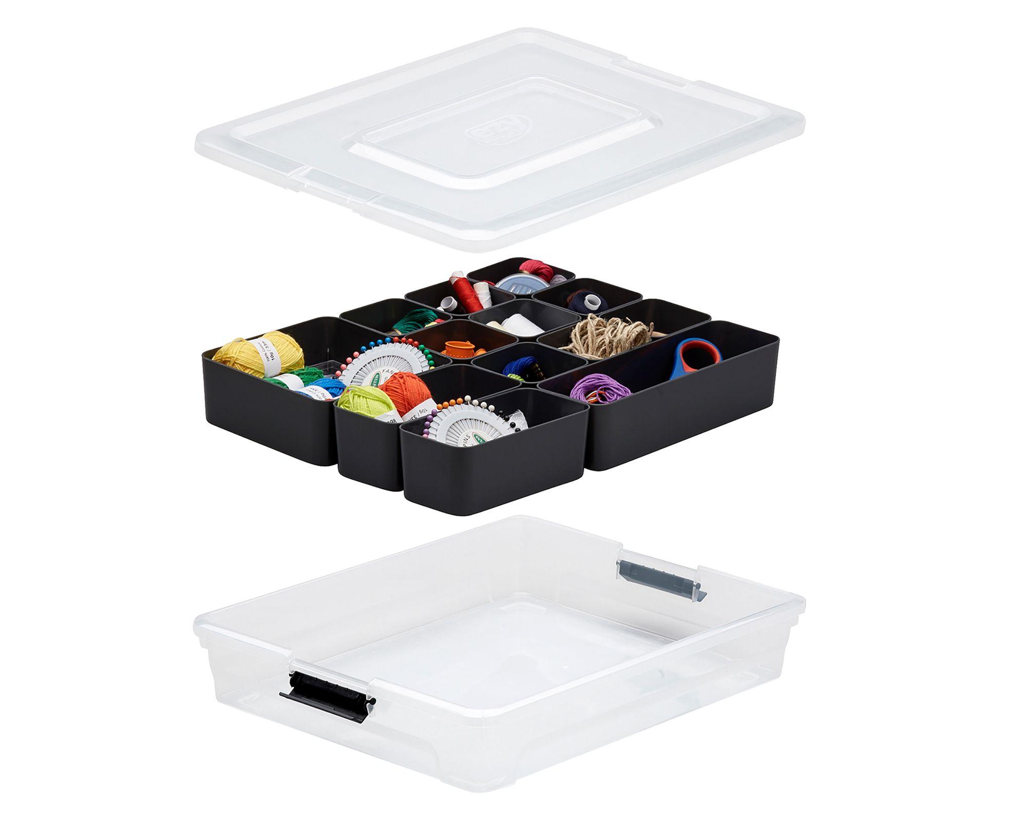 Caja org plástica 4.8l 3 cestos interior-6