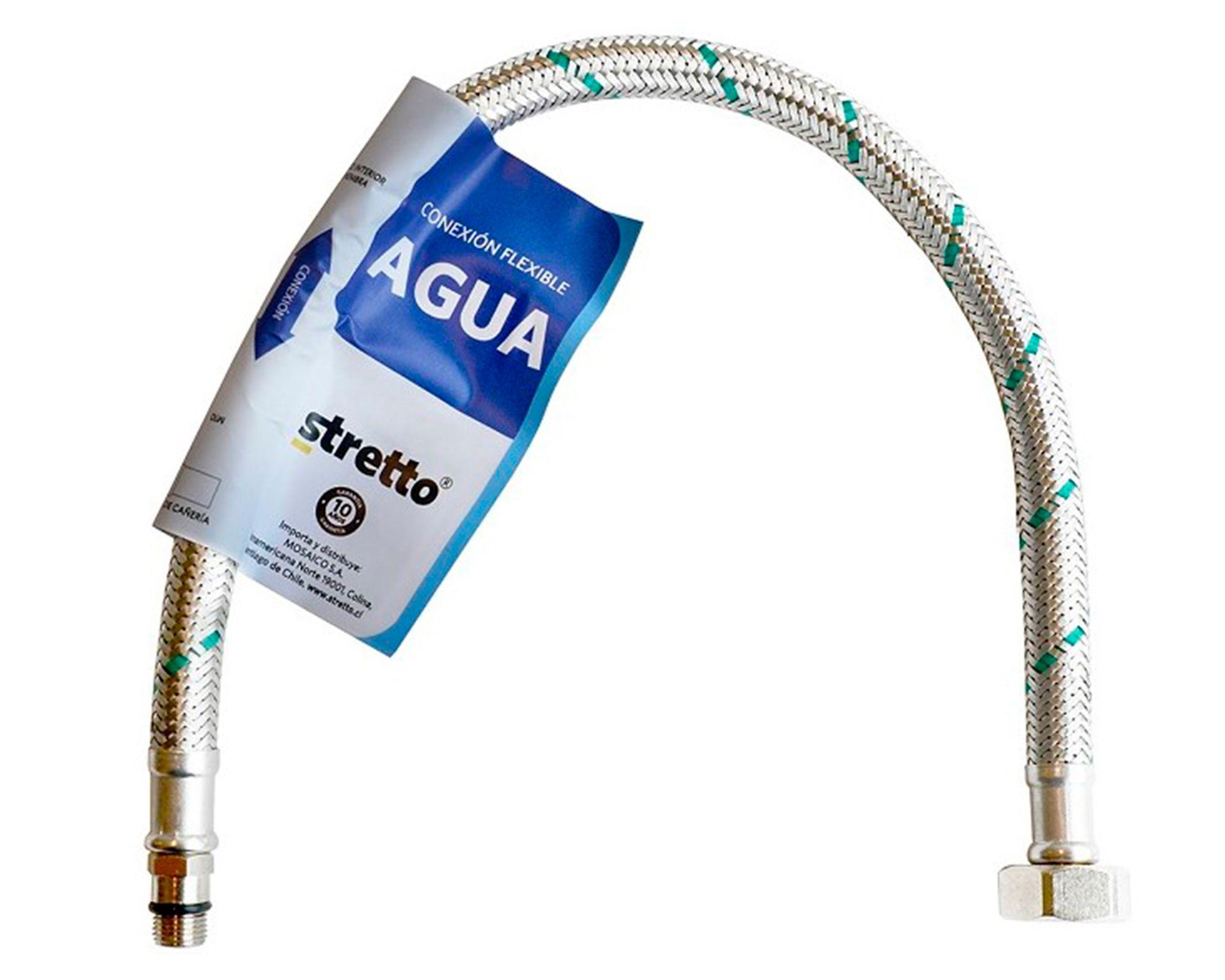 Flexible agua monomando HI-HE 3/8" x m10 50 cm-0