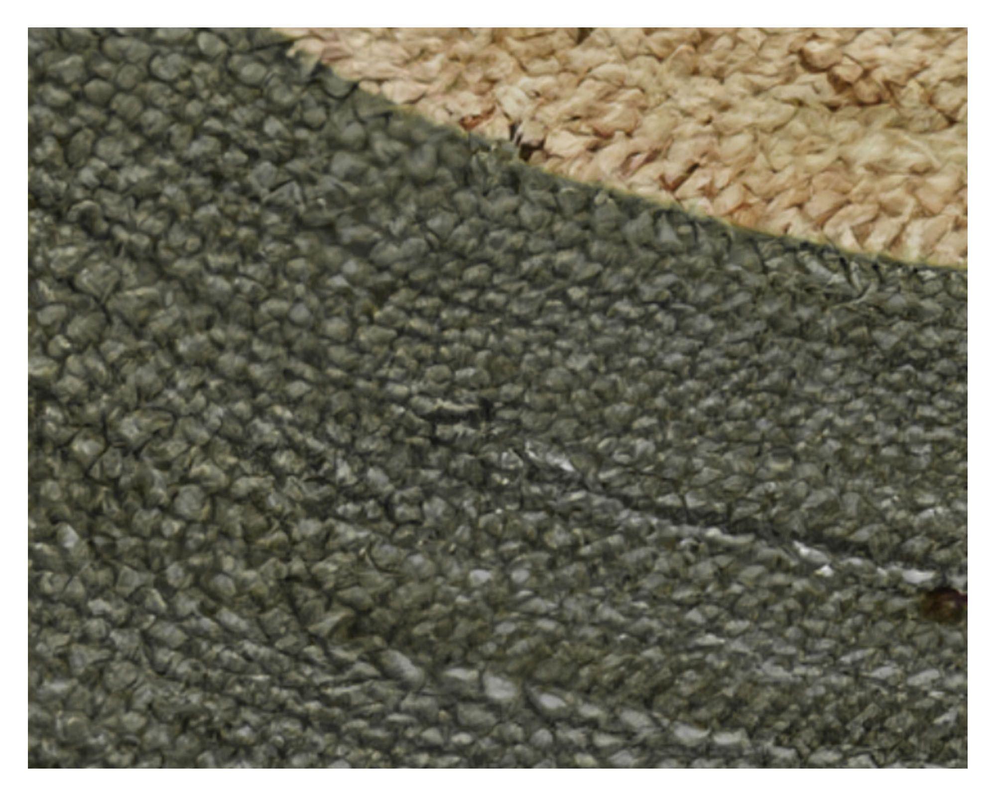 Alfombra redonda 150 cm Cancun gris-1