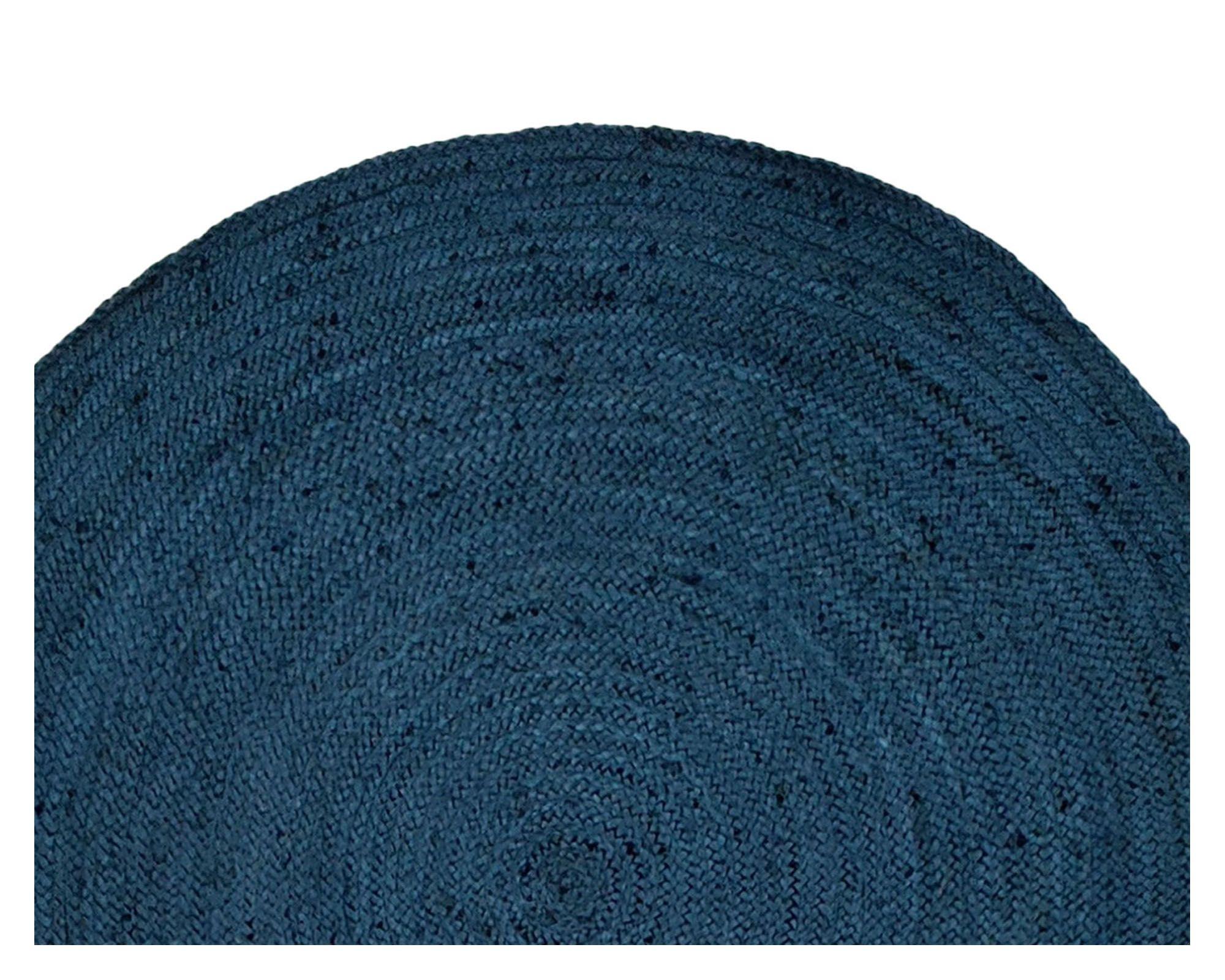 Alfombra redonda 150 cm Maui azul-1