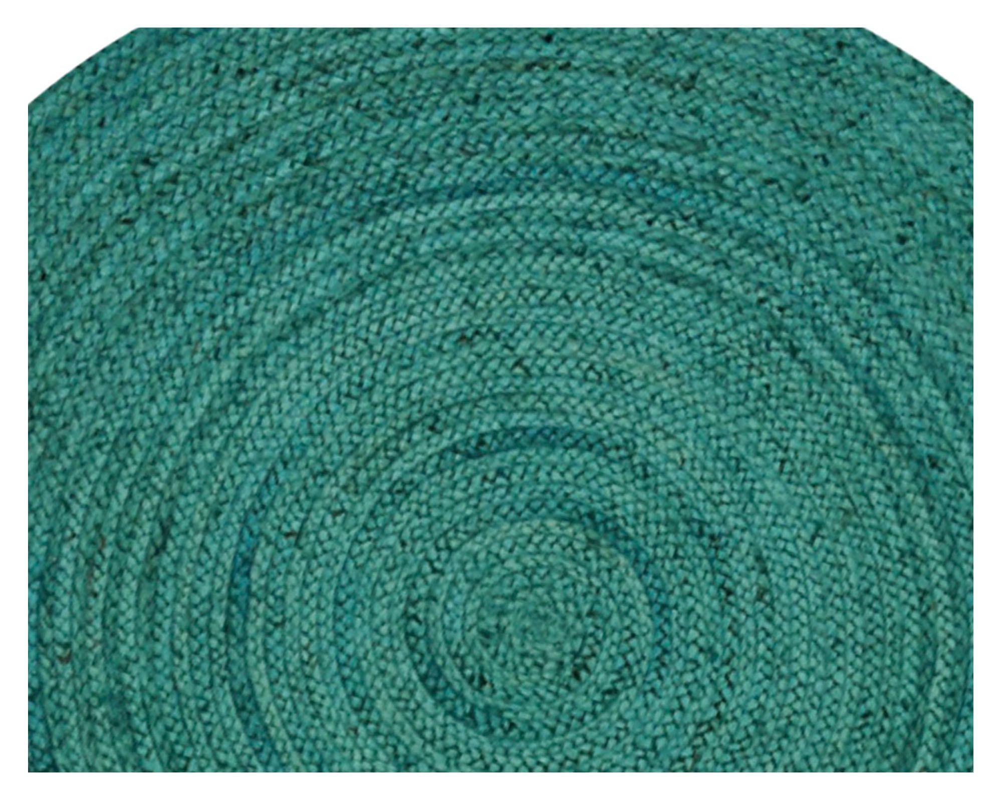 Alfombra redonda 150 cm Maui turquesa-1