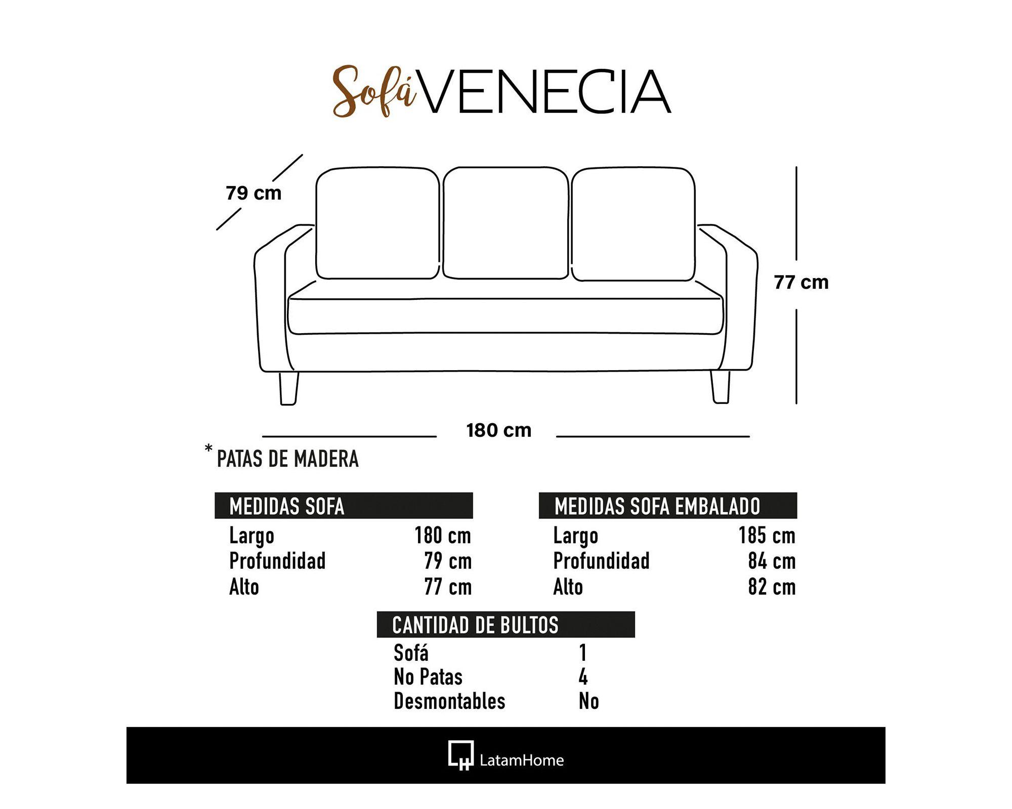 Sofá Venecia velvet negro-2