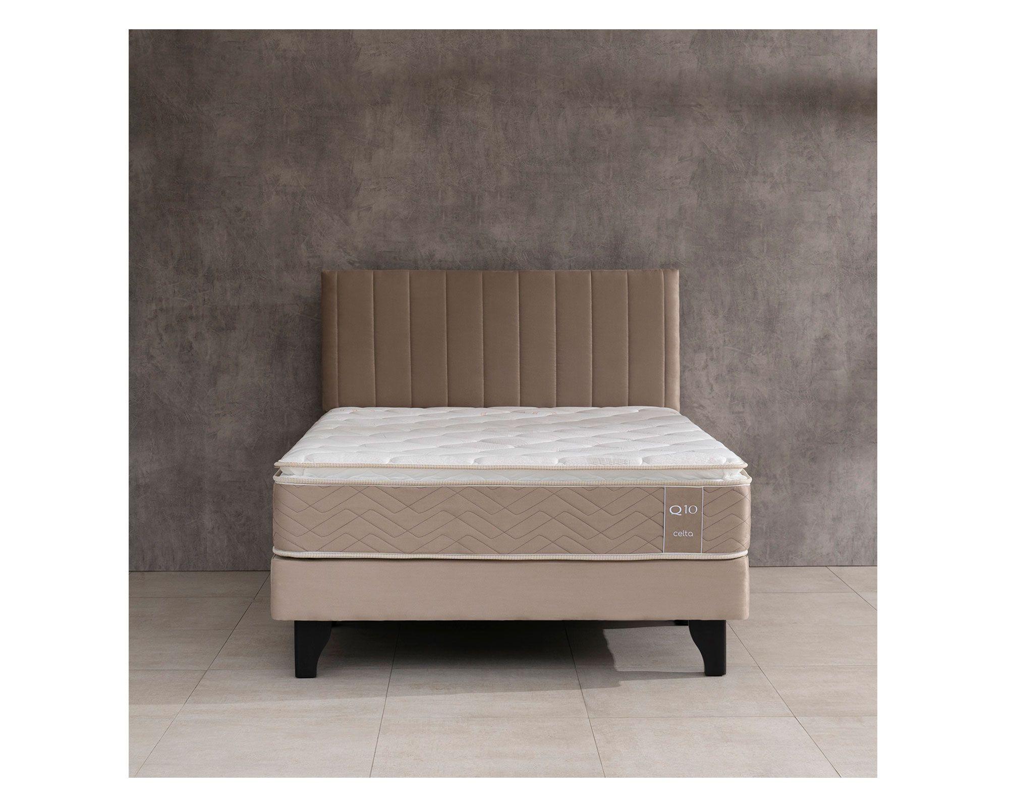 Cama europea 1.5 plazas x 190 cm Q10 Premium-4