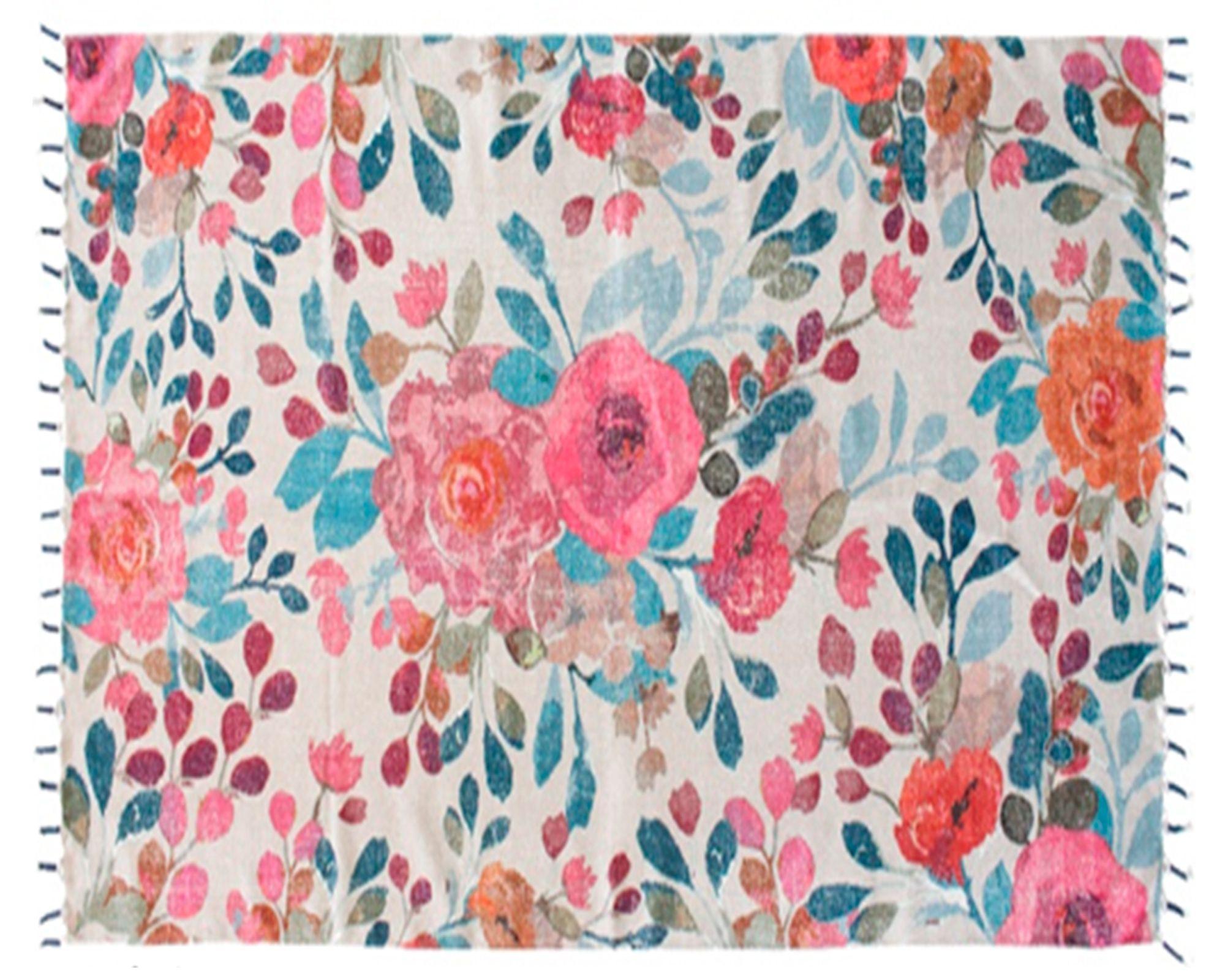 Alfombra 160x230 cm Blossom ecru-0