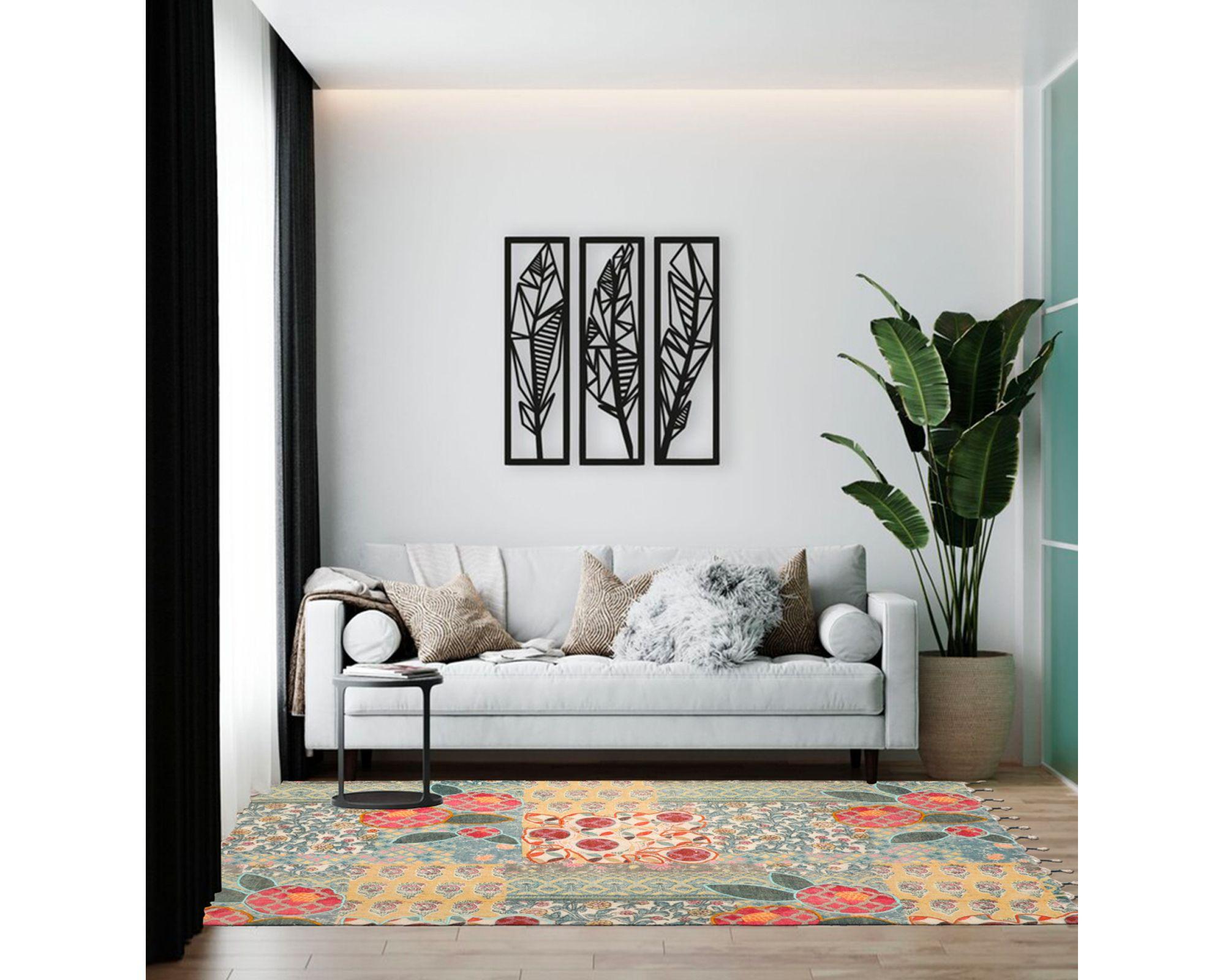 Alfombra 160x230 cm Borda collage-2